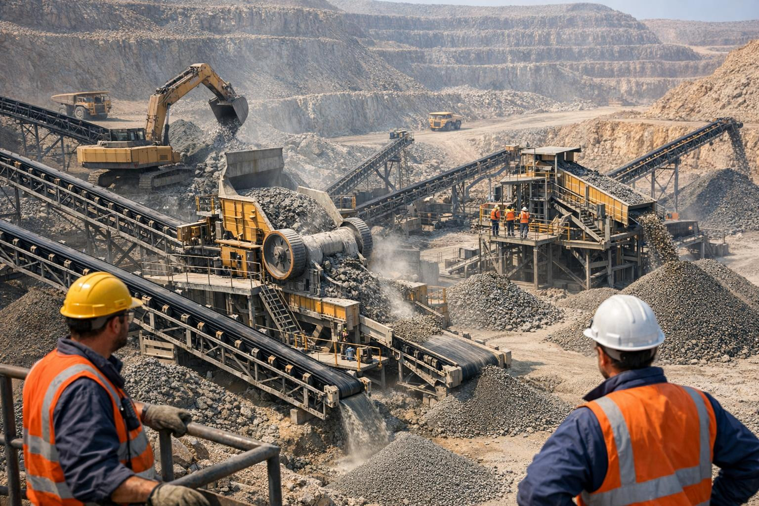 Opening and processing of mineral resources - cost-effective way to high-quality material    Opening   and all-in-process   mineral resources mining   connect t