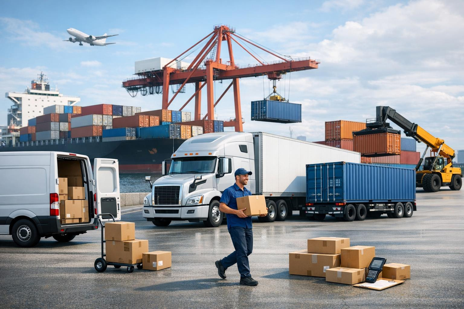 Terviklik lahendus tarneahela täpseks juhtimiseks 
  Optimeeritud logistika  ühendab maanteetranspordi, ekspresskullerteenuse ja konteinerveod ühe sujuva tarnea