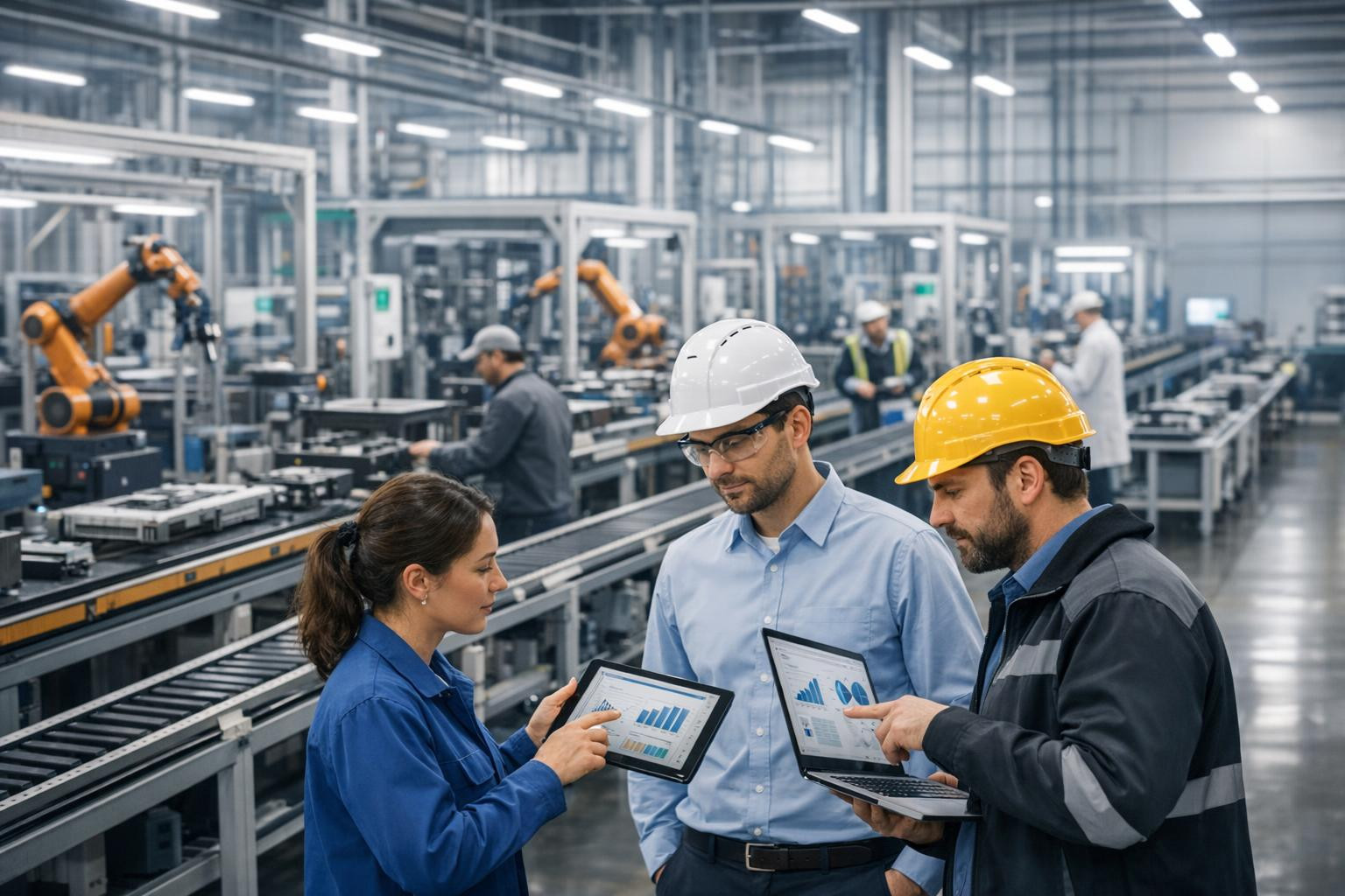 Quick and sustainable efficiency in production   < Industrial optimisation  focuses on simplifying labour flows, eliminating waste and increasing productivit