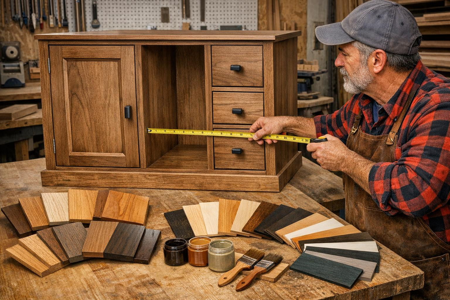 What does custom furniture mean?    Order furniture  means customised wooden furniture designed according to the size of the room, its use and style preferences