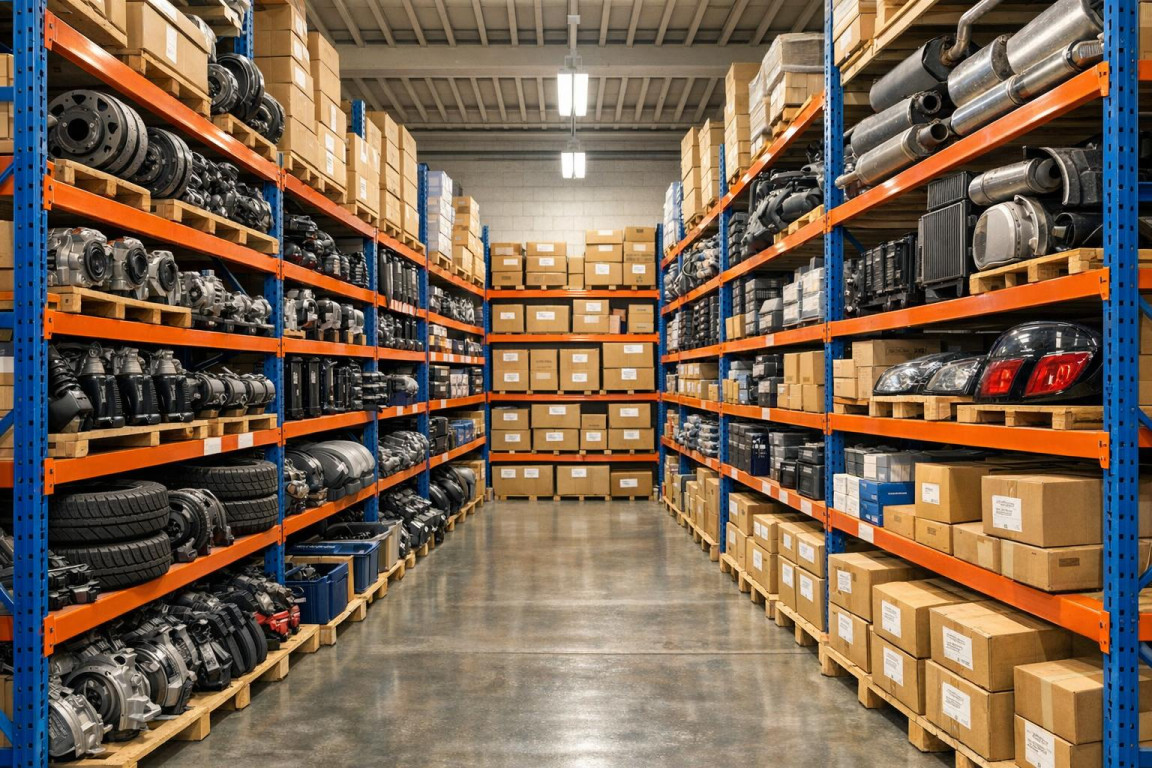 Warehouse dispatch stock image