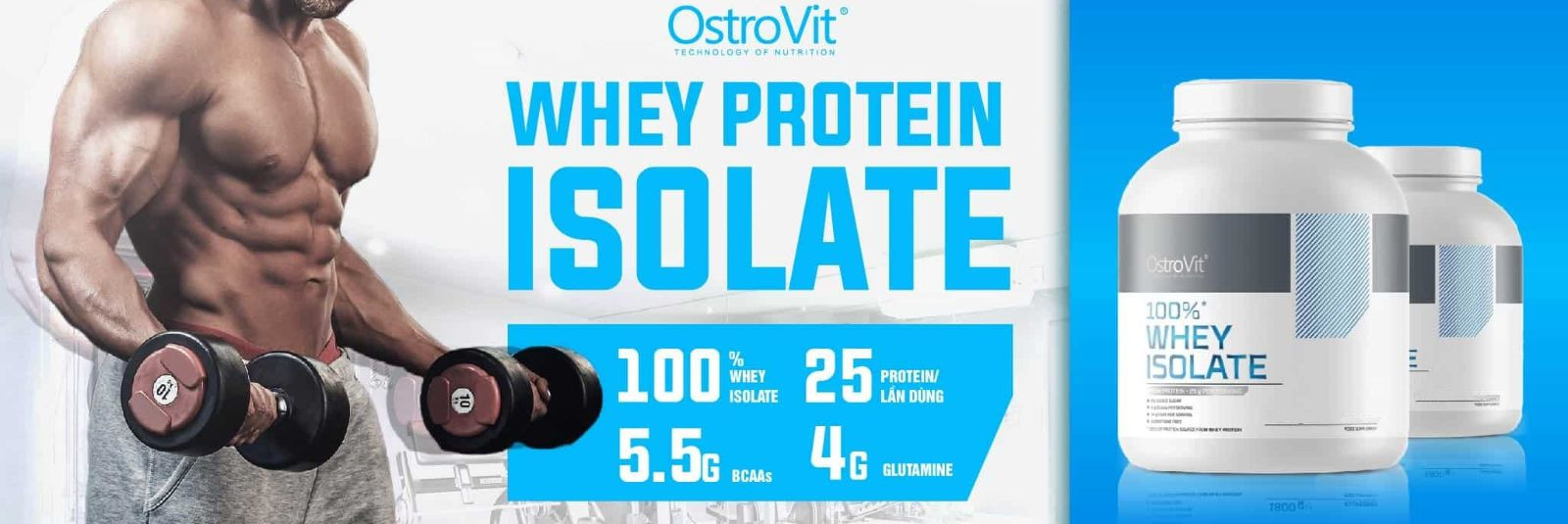 Kui oled aktiivne spordiharrastaja või unistad tervislikust elustiilist, on OstroVit Whey Protein Isolate just see toidulisand, mida oled otsinud. See on kõrgei