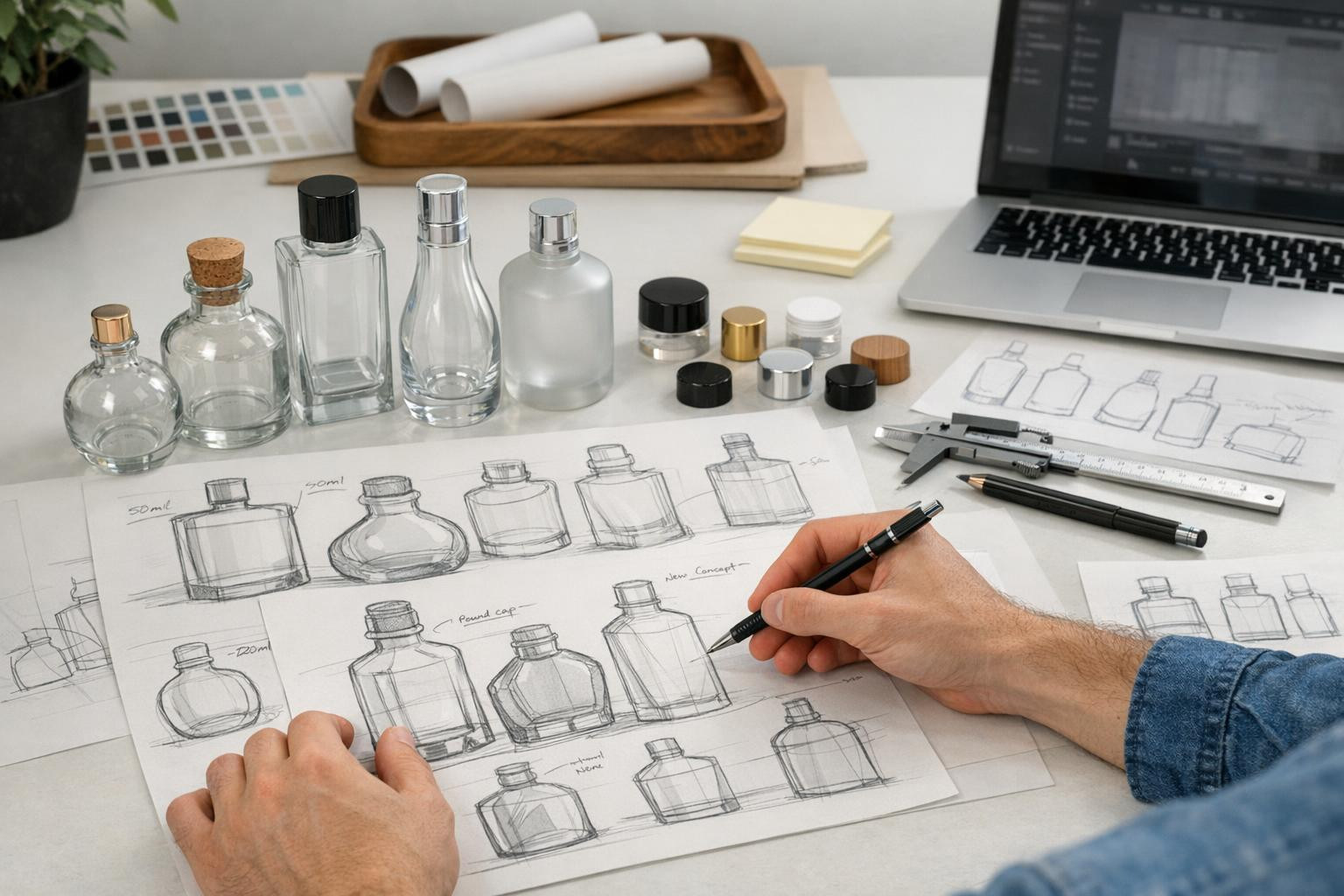 Packaging design  creates a clear identity for glass packaging that draws attention on the shelf, strengthens brand recognition and supports marketing goals thr