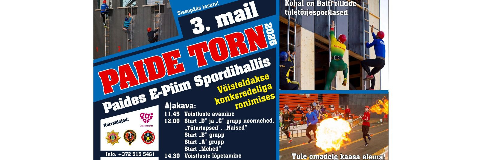03.04.2025 Võisteldakse konksredeliga ronimises. Kell 11.45 Võistluste ...