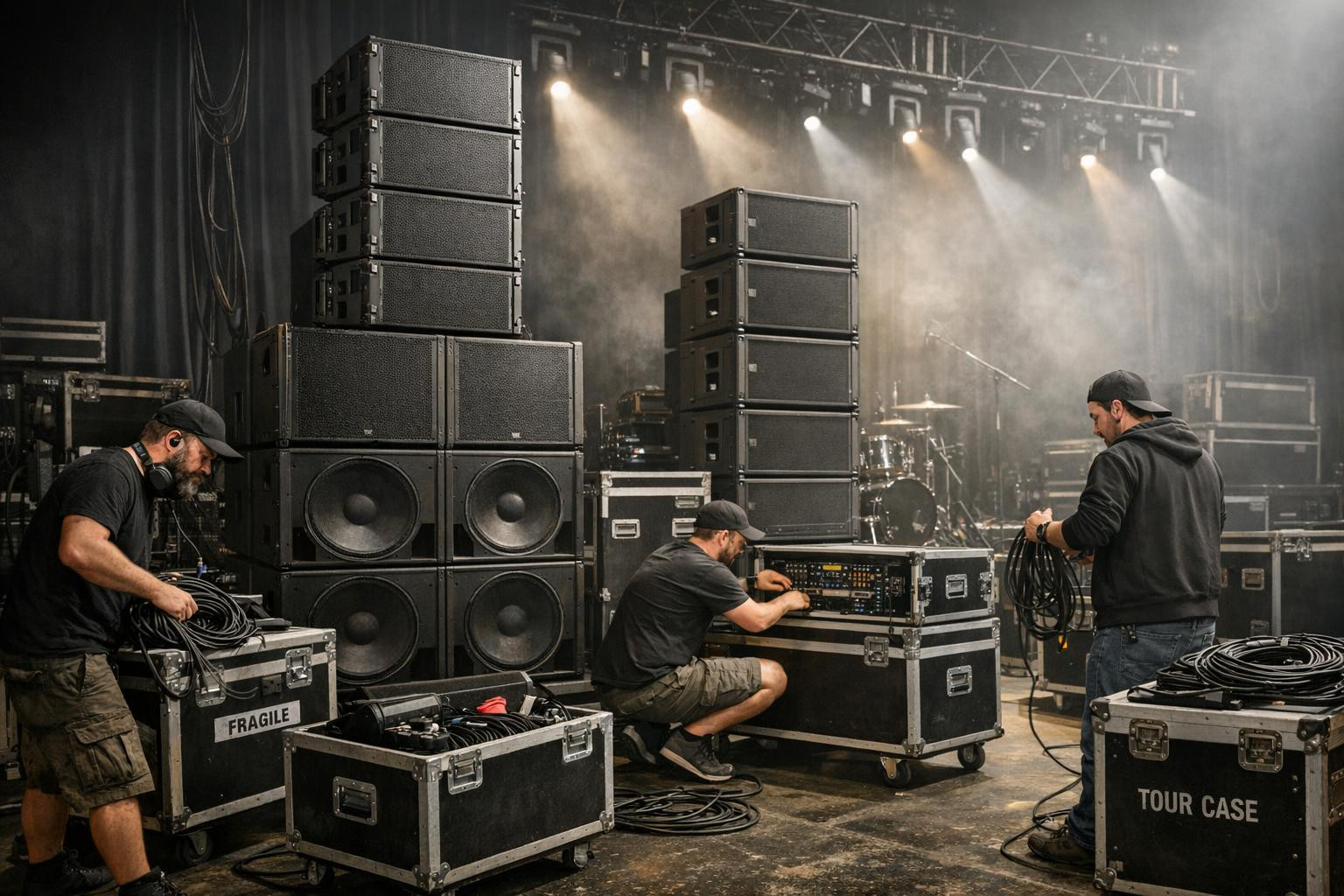 Lühiajaline varustuse rent  tagab kõrgekvaliteedilise heli- ja lavalahenduse igale sündmusele — alates intiimsetest kontsertidest kuni suurte korporatiivüritust