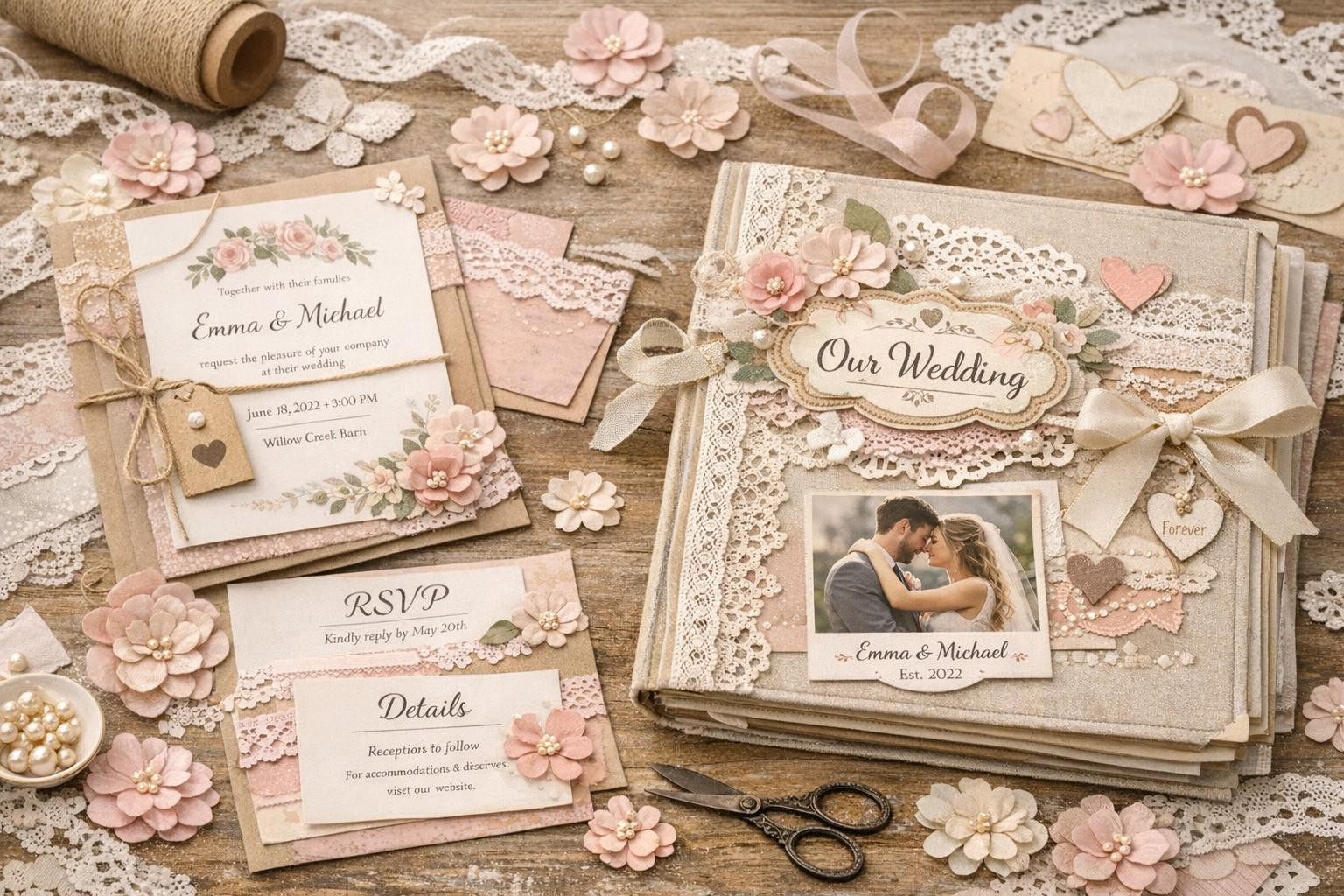 Unforgettable first impression and lasting memories are born through carefully selected paper design. Personal approach and high-quality materials ensure that w