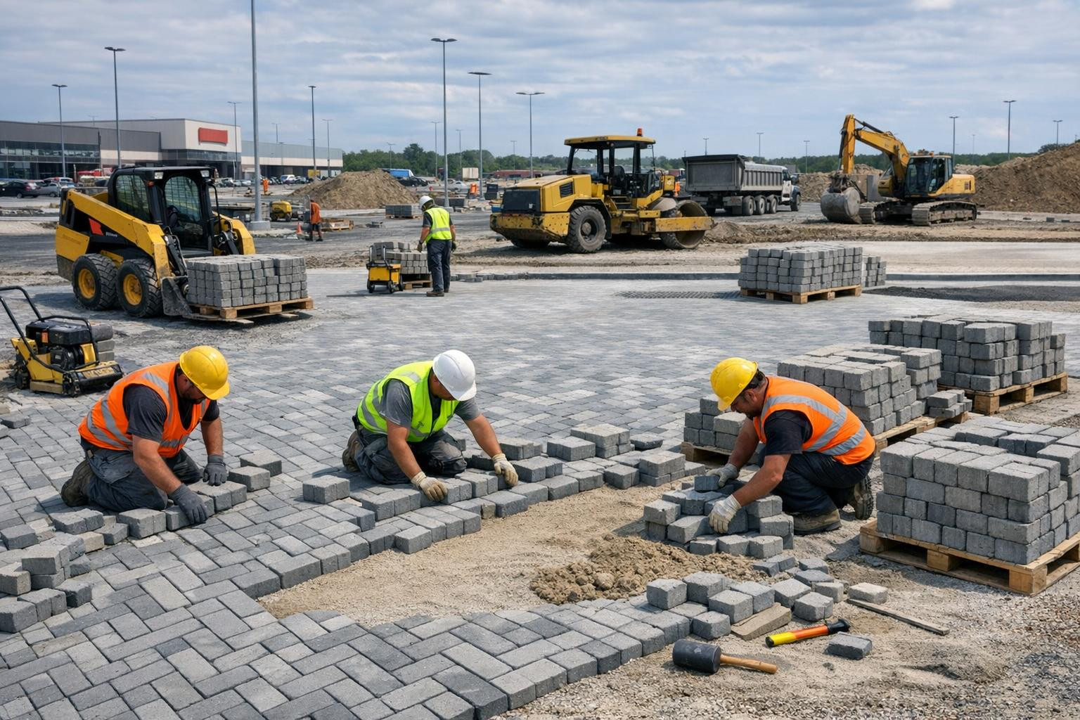 Parking sites construction: a durable, safe and maintenance-free solution for large surfaces    Parking sites construction  offers professional construction and