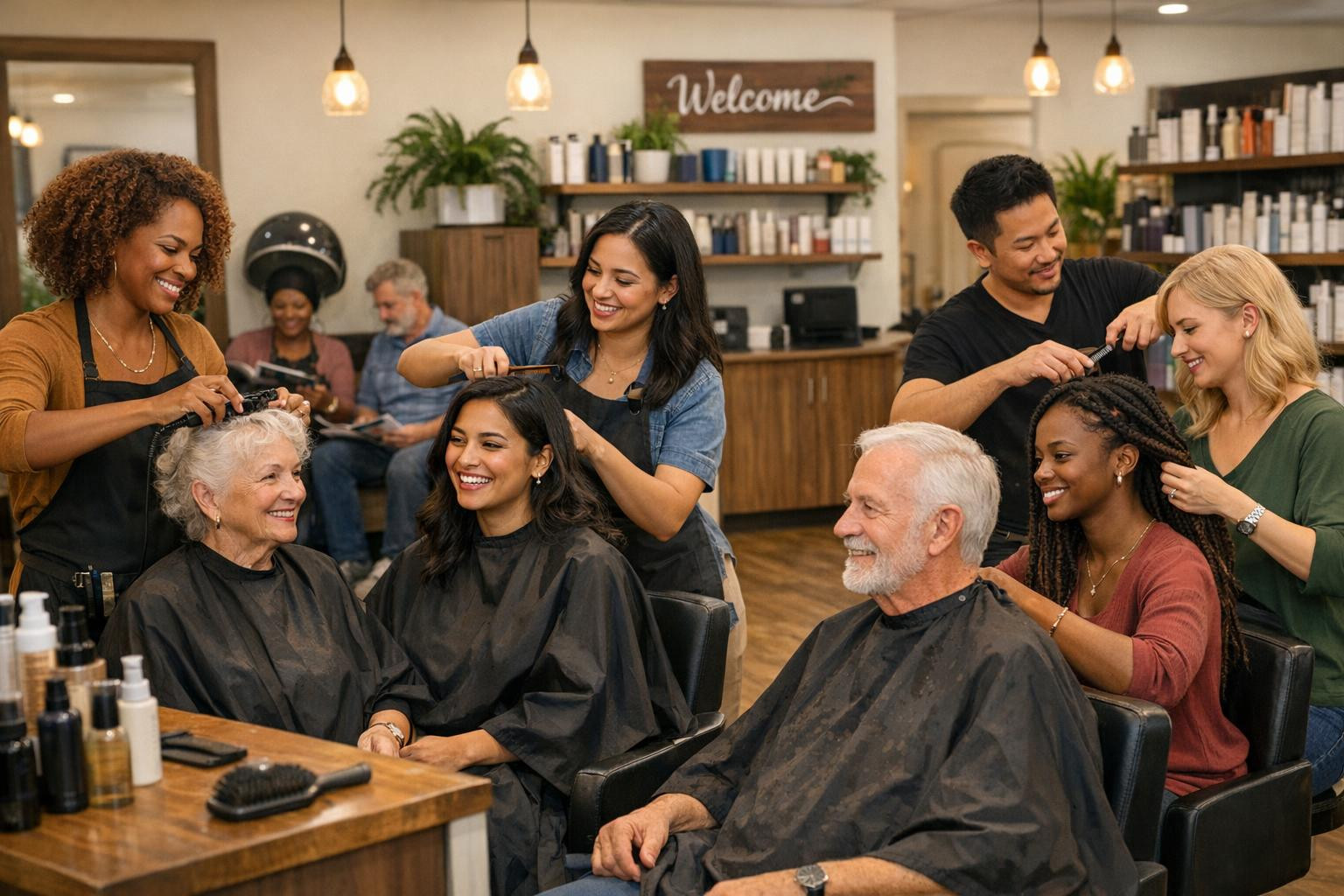 Welcome to Pärnu hairdressing studio    Pärnu hairdressing studio  combines local comfort and professional handwriting to provide personalised service to each c