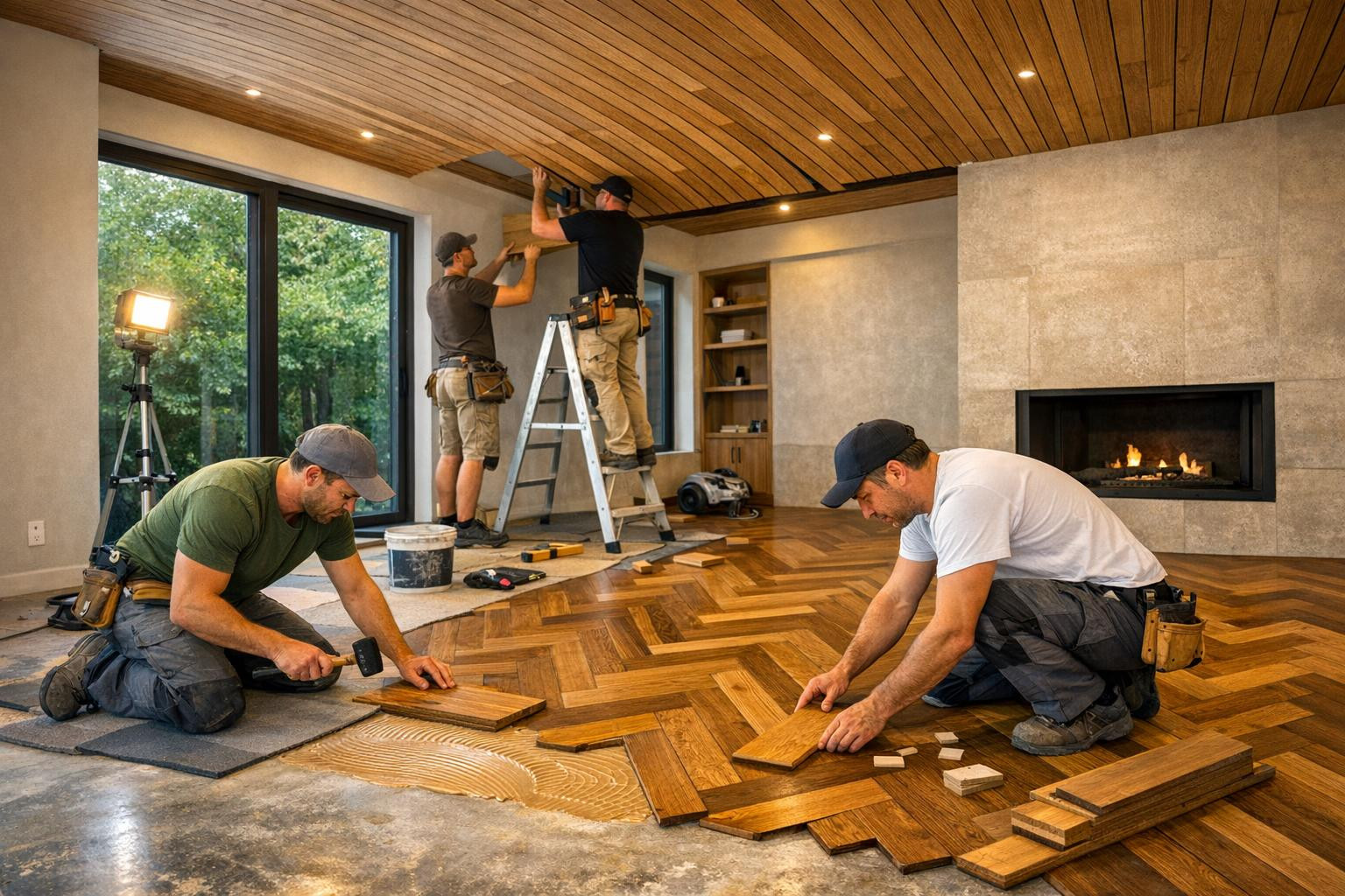 All that is required for perfect floor cover    Parket installation  and   floor finishing   ensure both durability and style. The professional installation has