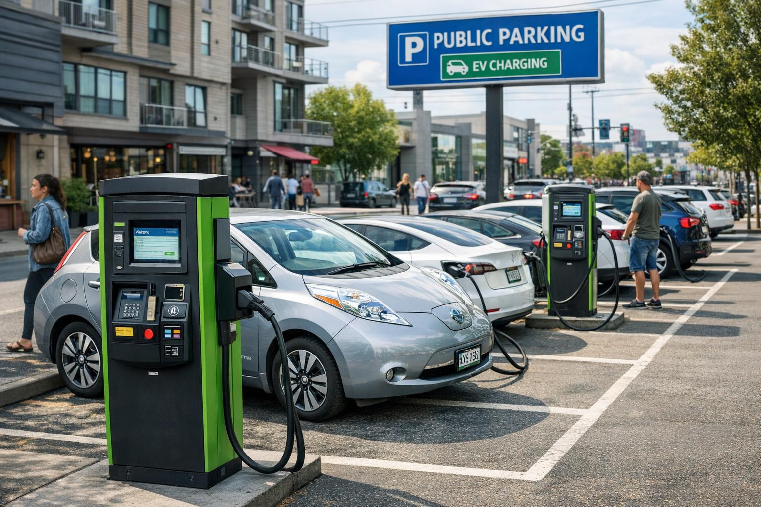 Payment ready charging that facilitates public and shared parking     Payment card charge   solves the most common obstacle to charging an electric car in a pub