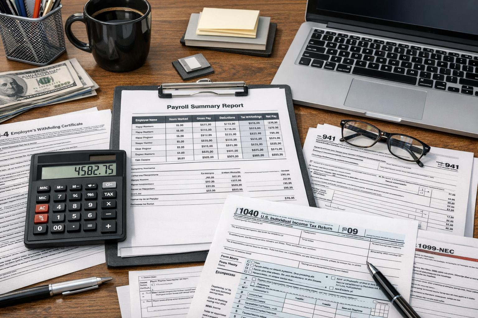 Precise payroll and tax management without fines   < Payrollroll  and taxes are the basis for the financial health of each company - correct payroll amounts,