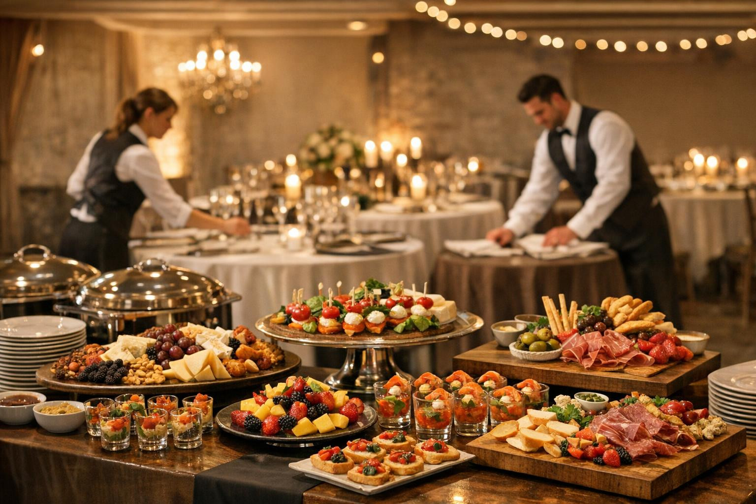 Täisteenusega peokatering  pakub täielikku toitlustuslahendust alates menüüplaneerimisest kuni kohaletoimetamise, paigalduse ja elegantse  lauateenindus eni. So