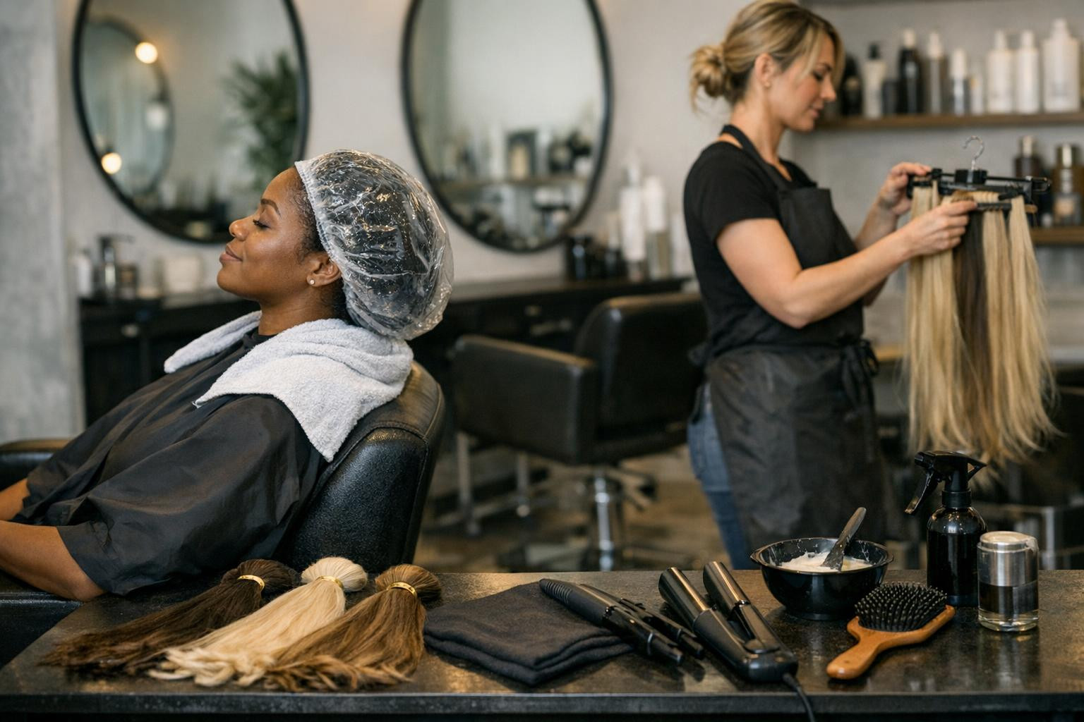 Full hair care restores moisture, vitality and shine, giving the ...