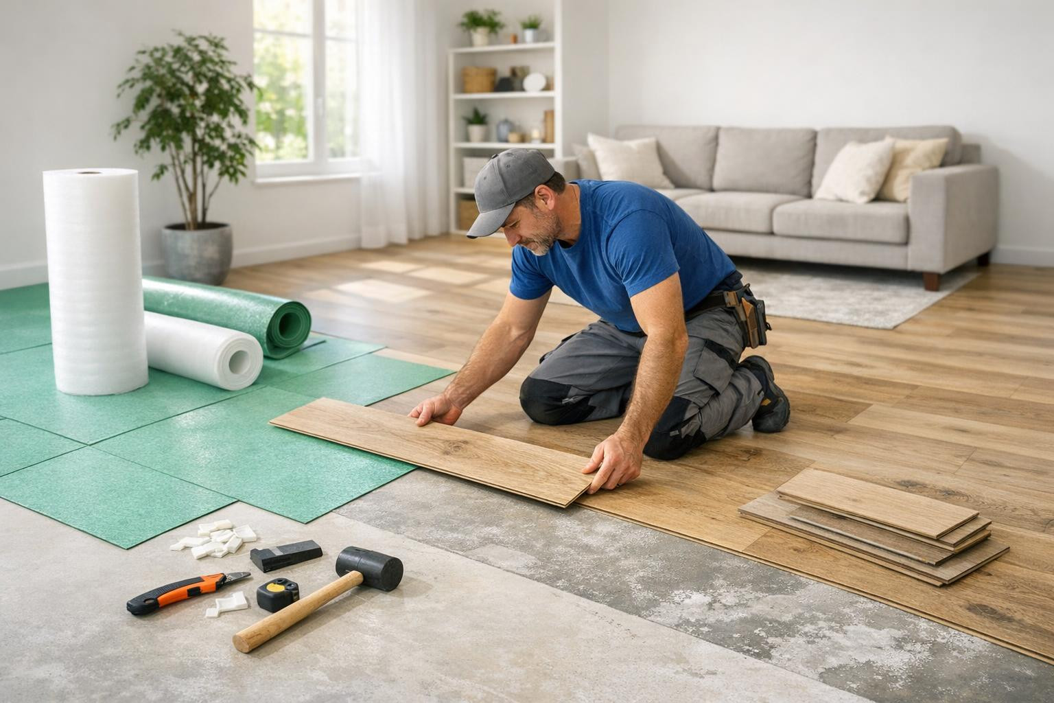 Effective and carefully carried out floor work that lasts     Laminate floor installation  and  vinyl floor installation  provide a quick way to refresh the roo