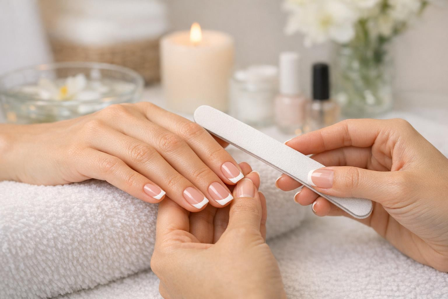 Full manicure offers more than beautiful nail polish: it is professional ...