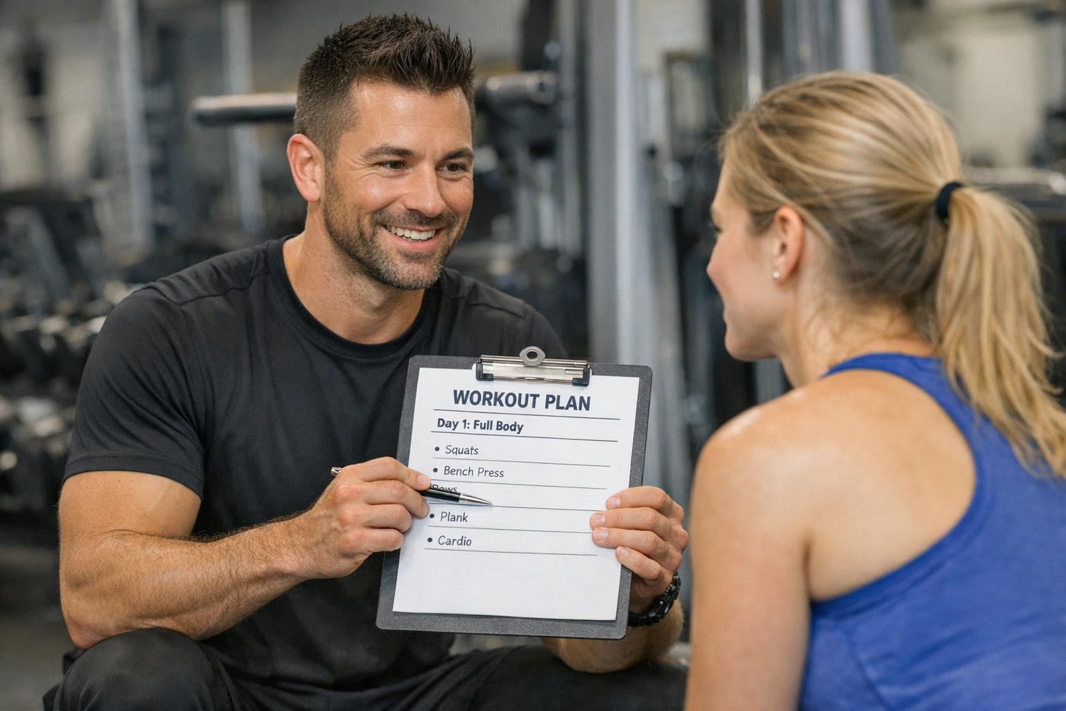 Personal coach  combines individual training strategy, target-based training plans and regular training counselling sessions to achieve visible and sustainable 