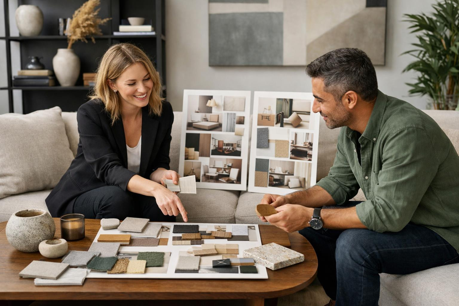 Personal interior design  creates a space where every piece of furniture, colour and lighting support everyday life and company brand. The proposed approach sta