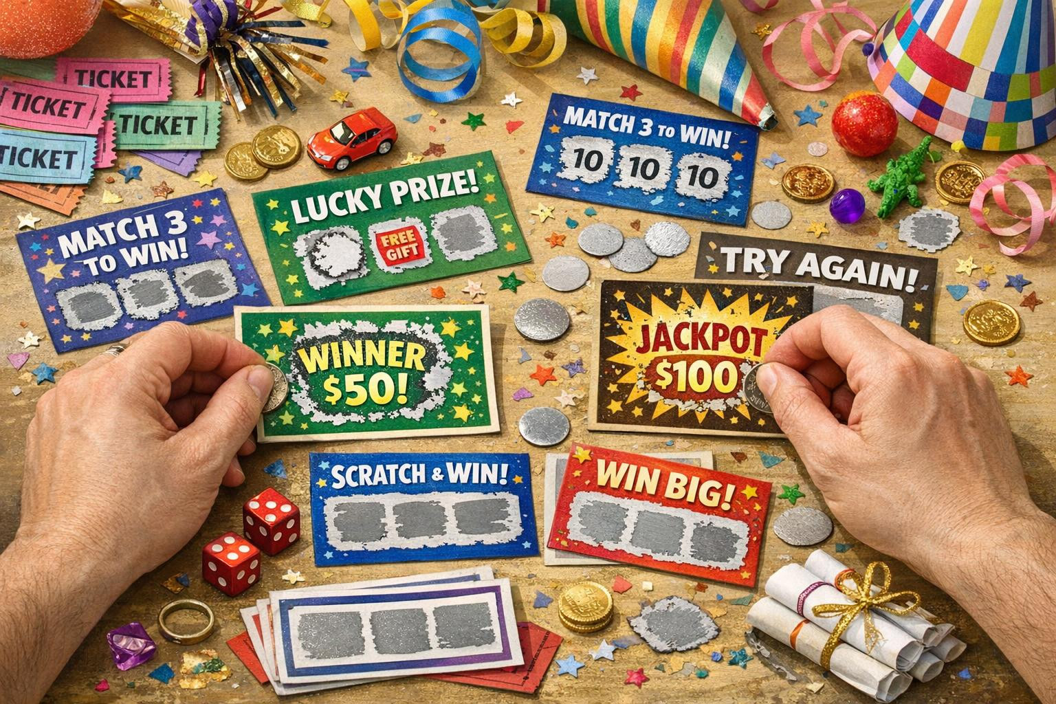 Create unforgettable moments with scratch cards   Critical cards offer a fast and fun way to create personal surprises and interactive games. The set includes e