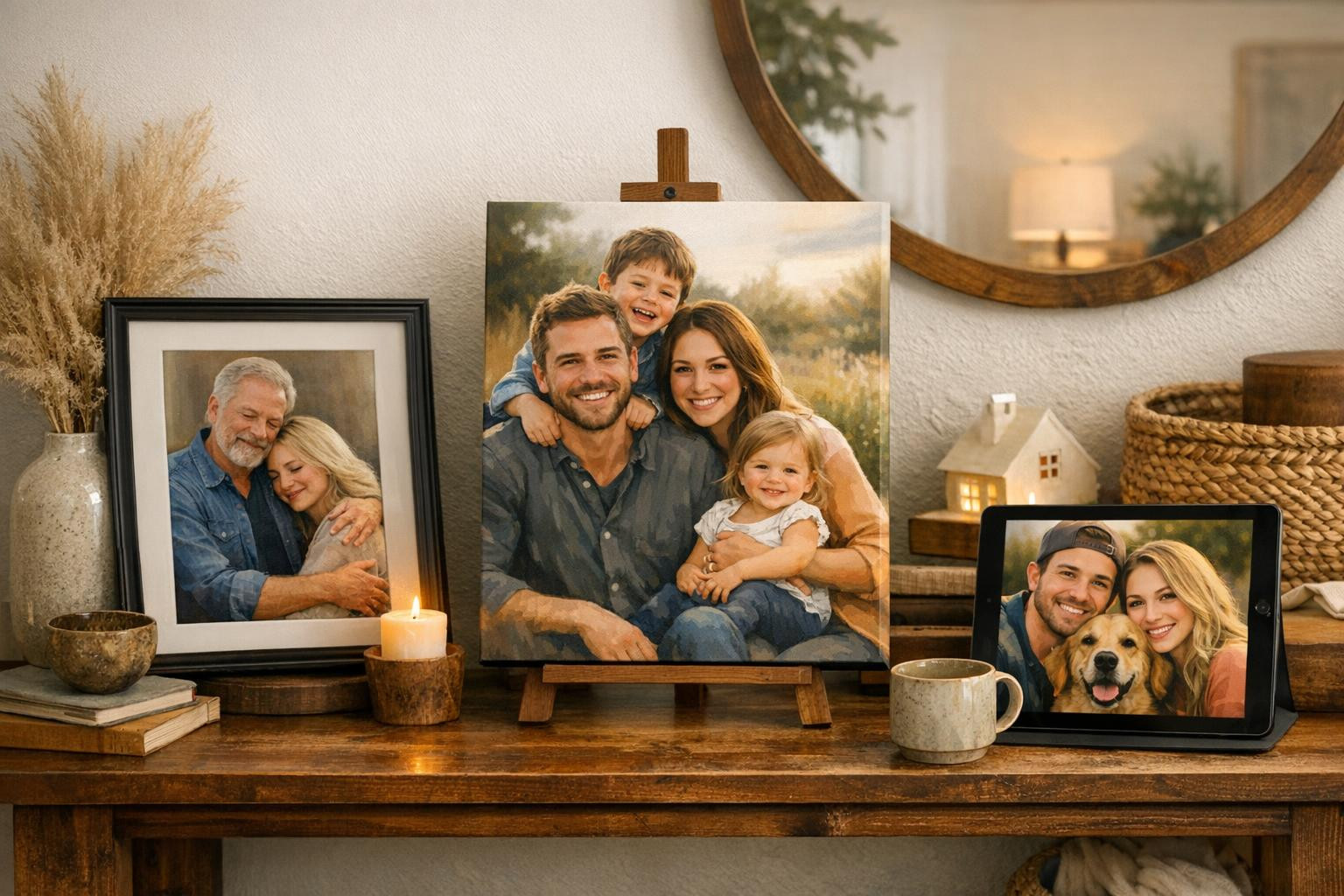 Personal wall art transforms memories and photos into unique works ...