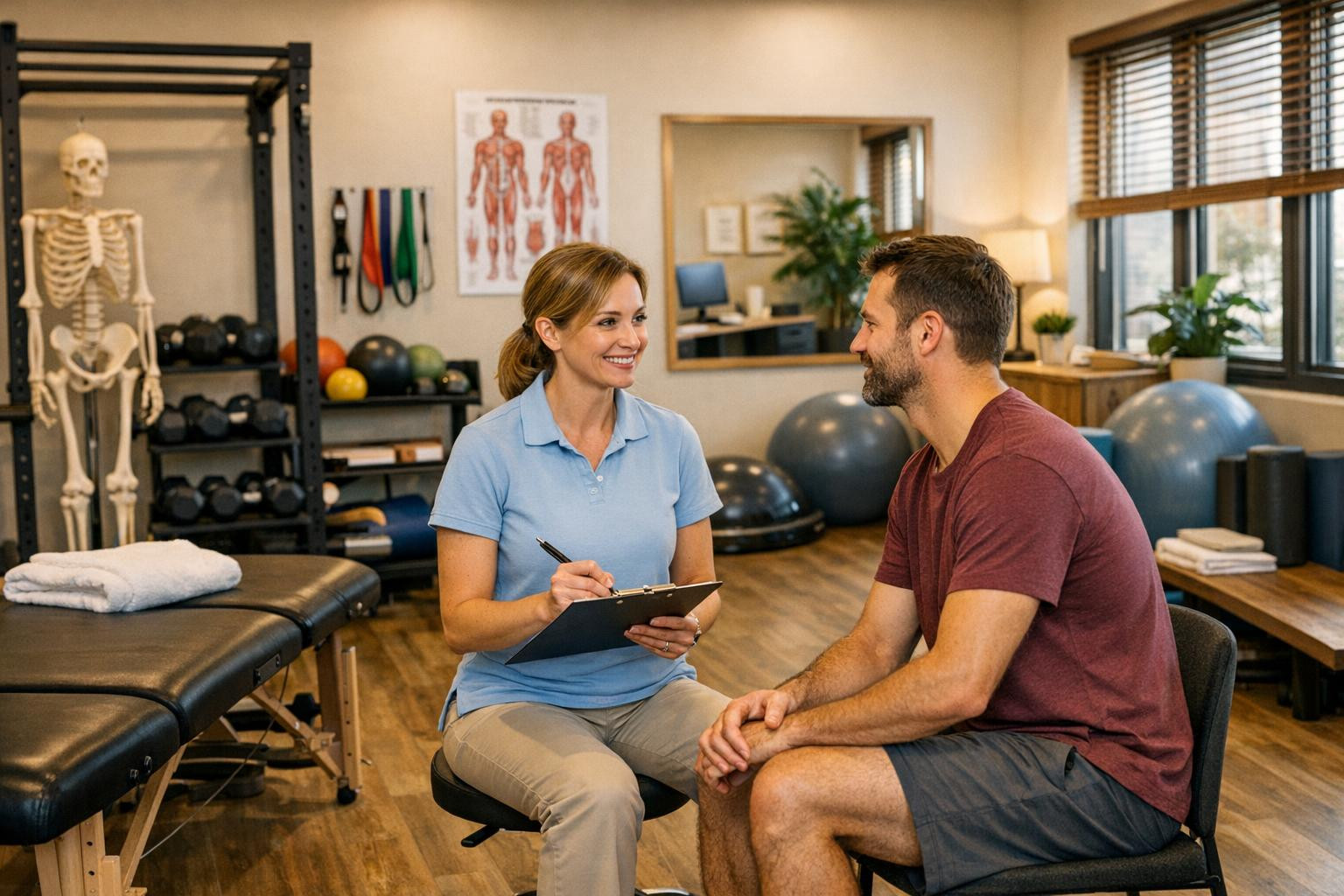 Full recovery begins with accurate assessment and continues with targeted work:  personal plan, evidence-based manual and equipment therapy and practical counse