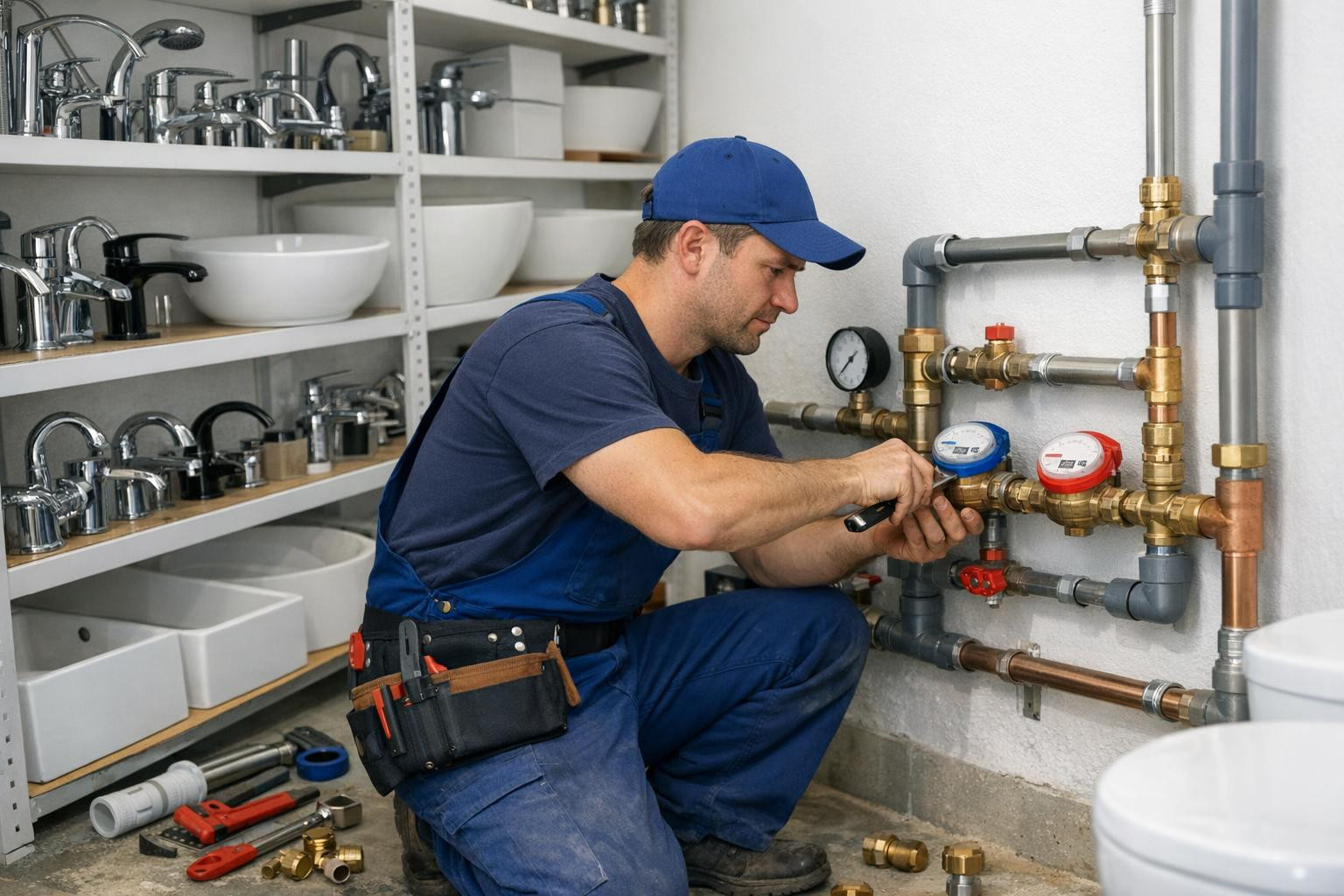 Full solution for pipe and sanitary equipment Professional installation ...