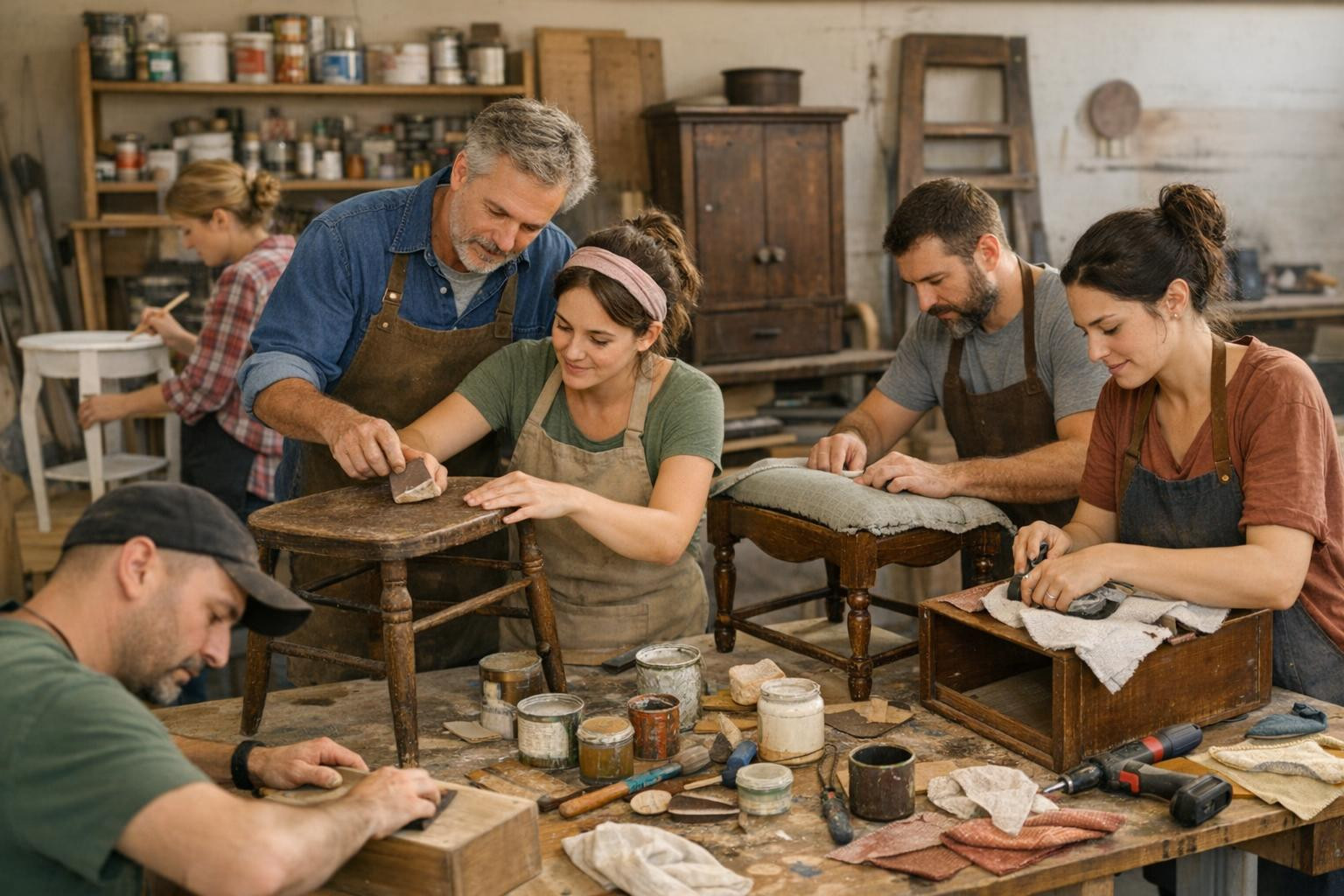 Practical training for furniture restoration offers a clear and ...