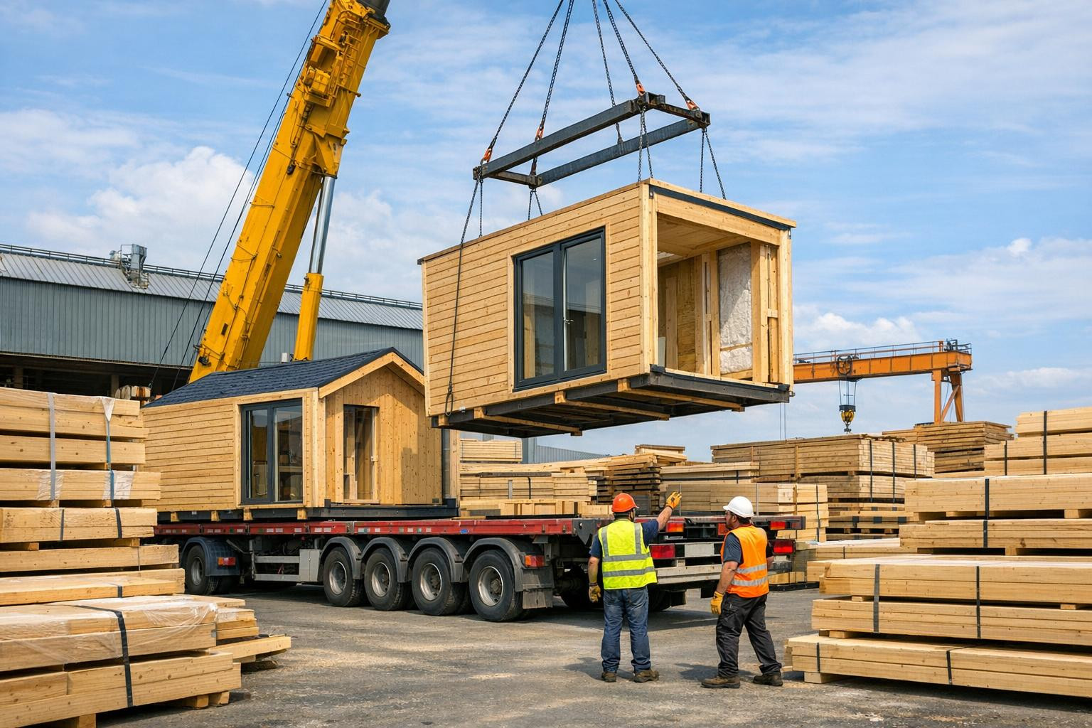 What does a pre-prepared house solution mean?   < Prepared houses  combine modern architecture and production-based precision, bringing most of the productio
