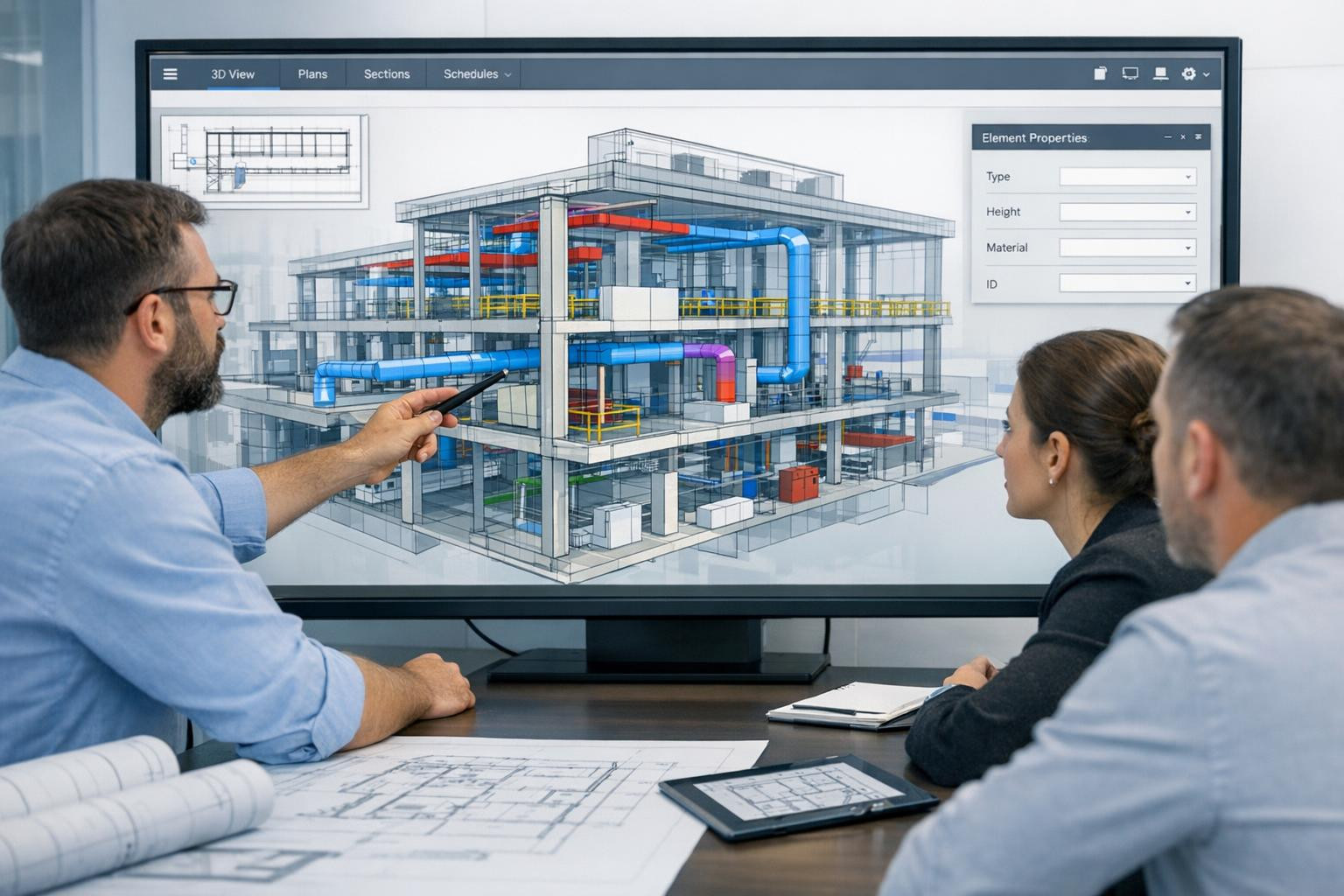 What is BIM design and for whom is it suitable?    BIM models  provide a clear, structured digital representation of the space and structure that makes the tech