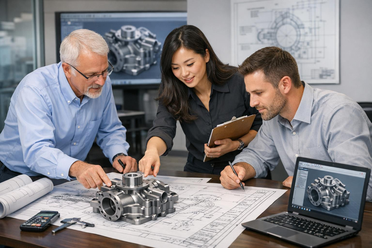 Precise engineering design for each stage of construction    Inner‐technical documentation  and  detail design   ensure that design and design of engineering sy