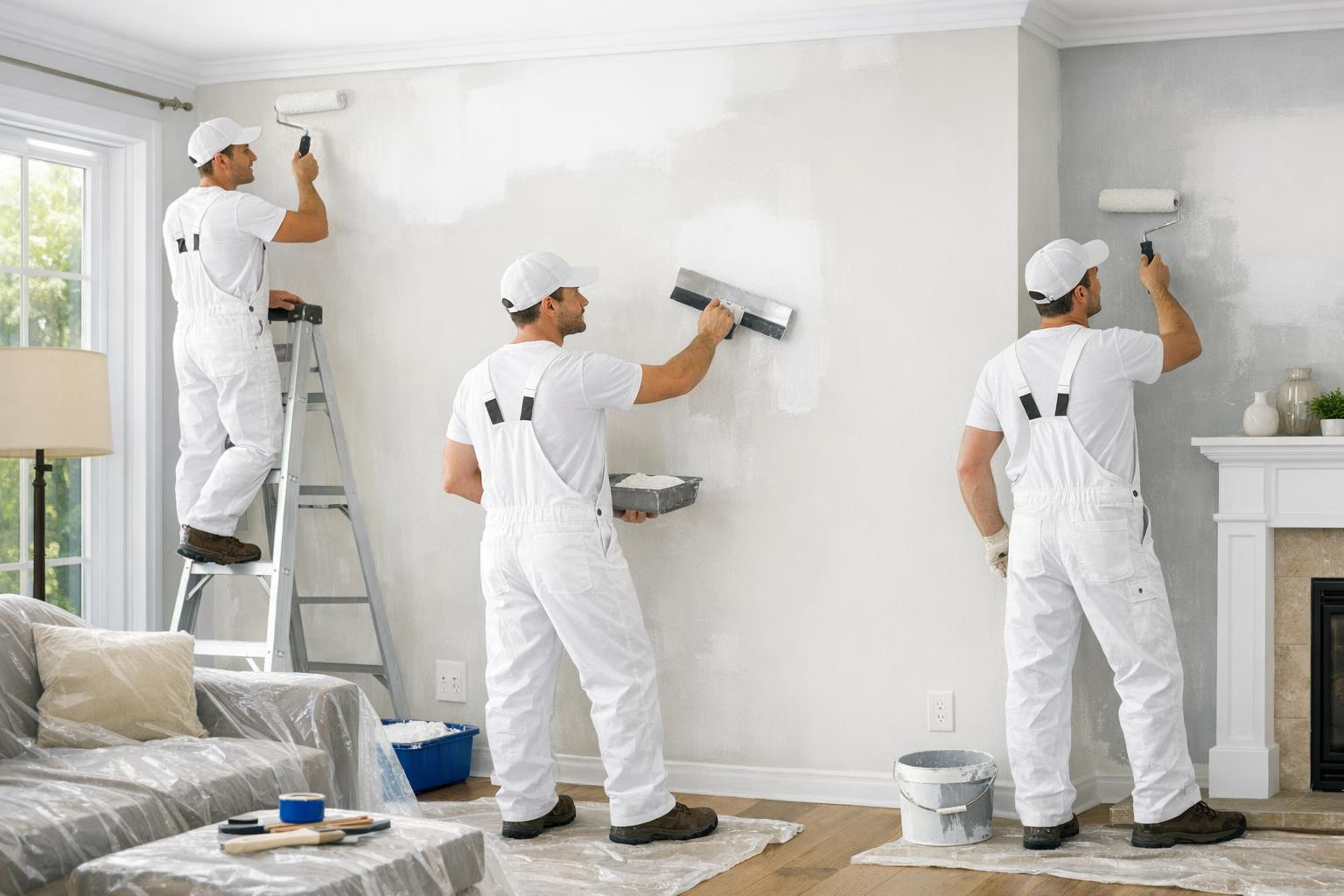 Professional painting and interior finishing service ensures perfect ...