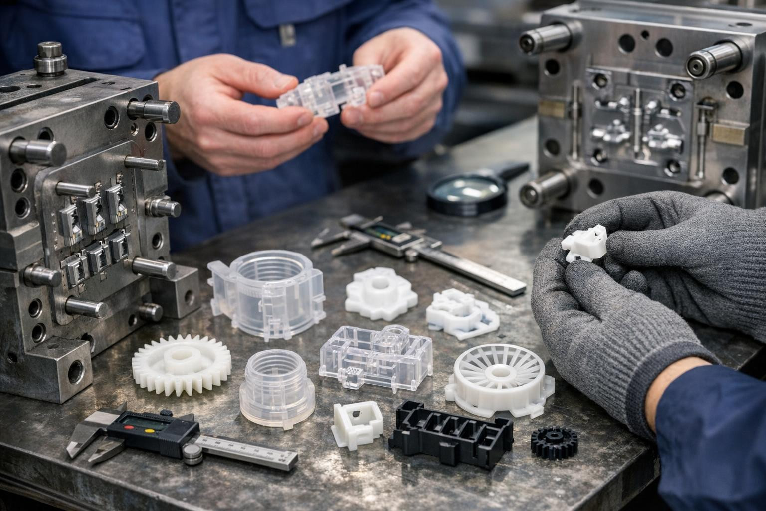 Precise plastic components meeting strict requirements Plastic ...