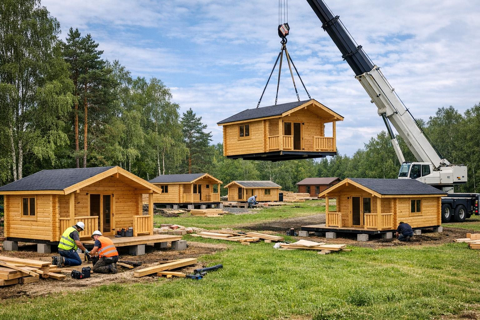 Kiire, kvaliteetne ja läbimõeldud lahendus kodu- ja ärivarustuseks 
  Prefabrikaatsed puitehitised  pakuvad praktilist alternatiivi traditsioonilisele ehitusele