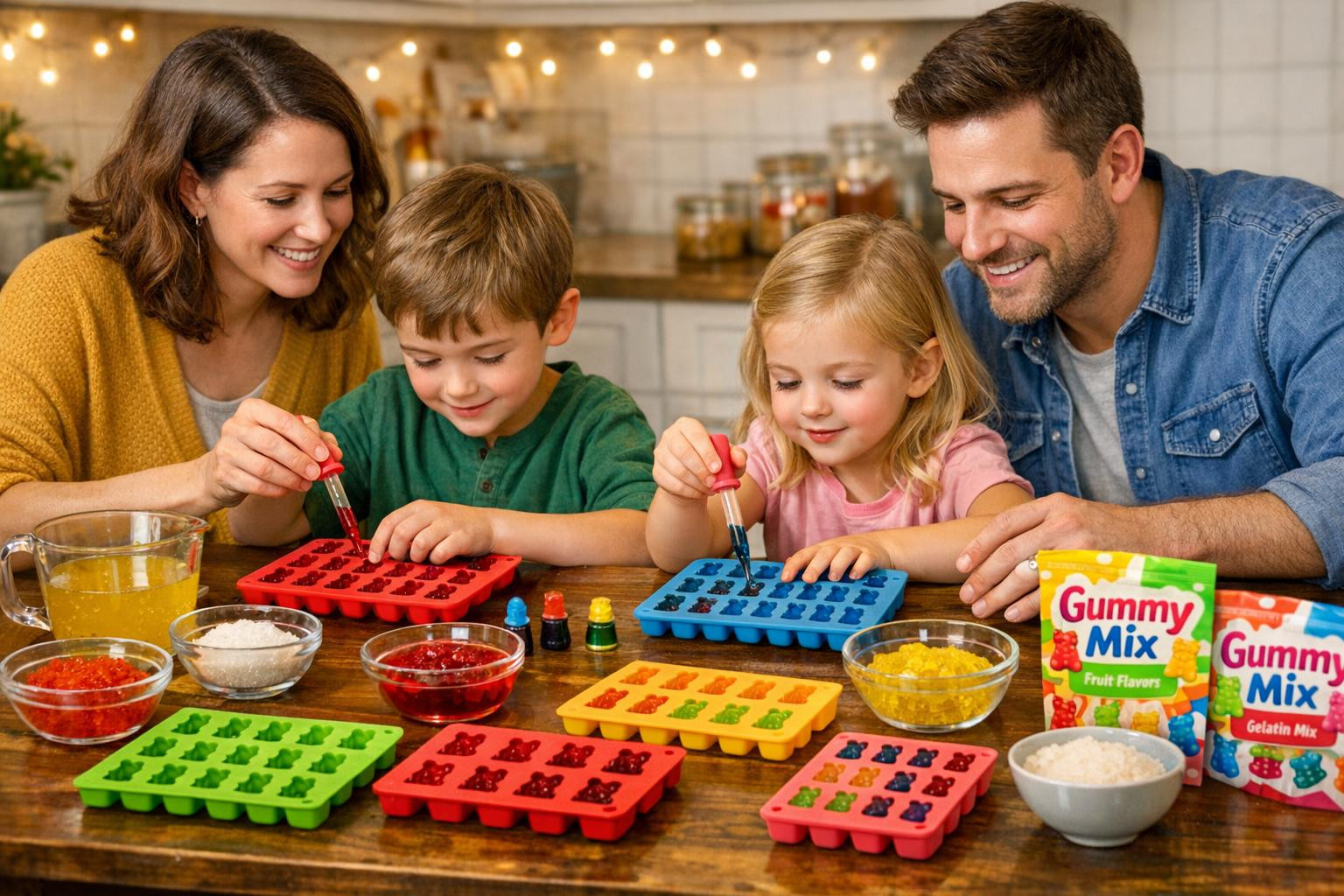 Fun and safe make-up of rubber bears in domestic conditions Full ...