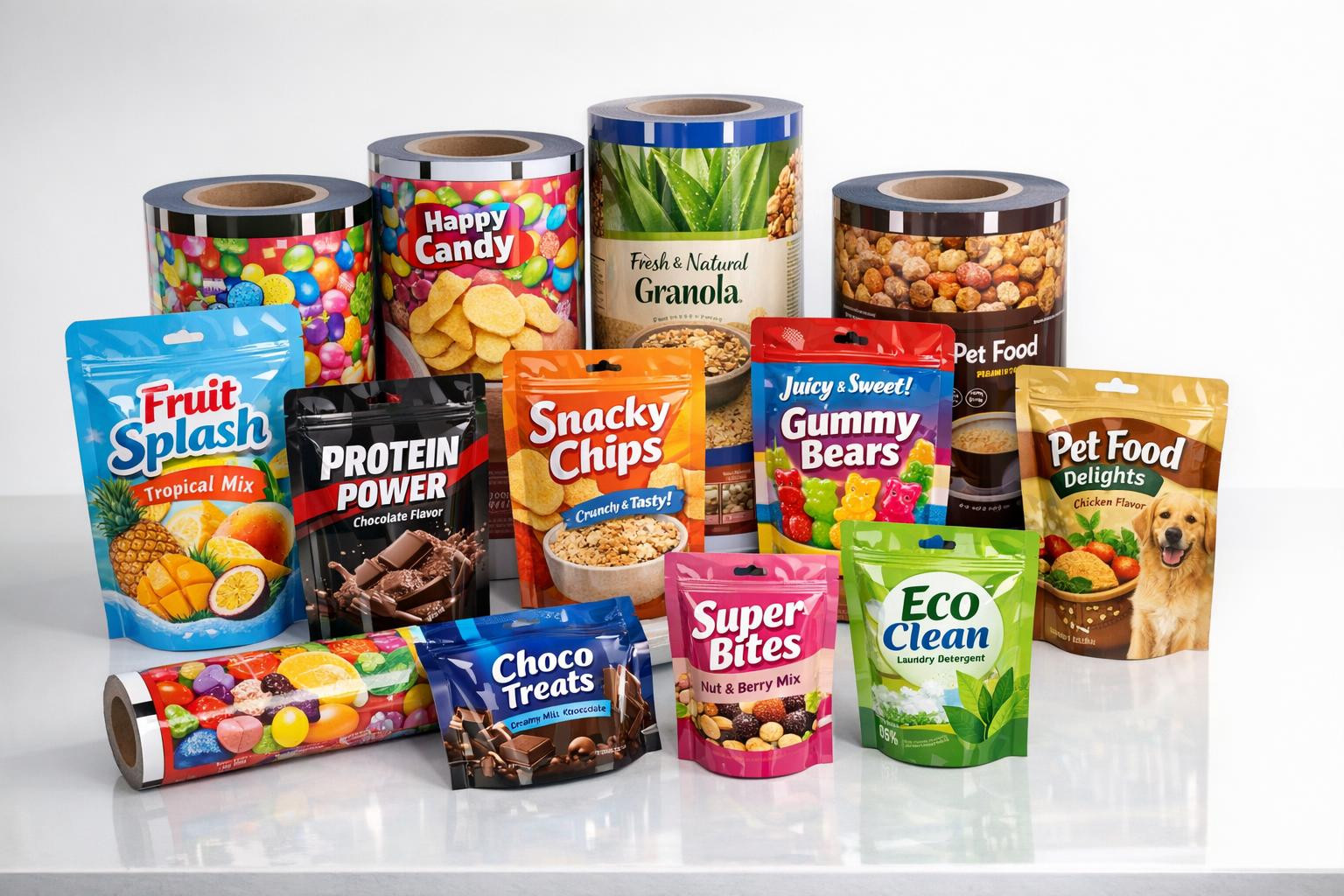 Printed films  combine high-quality laminating and bright printing, while offering professional presentation and strong protection. Thanks to the barrier films,