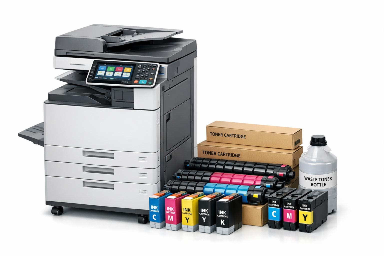 Printer solutions  ensure a smooth, high-quality and cost-effective printing process for both small offices and large companies. A wide range of  printers ,  co