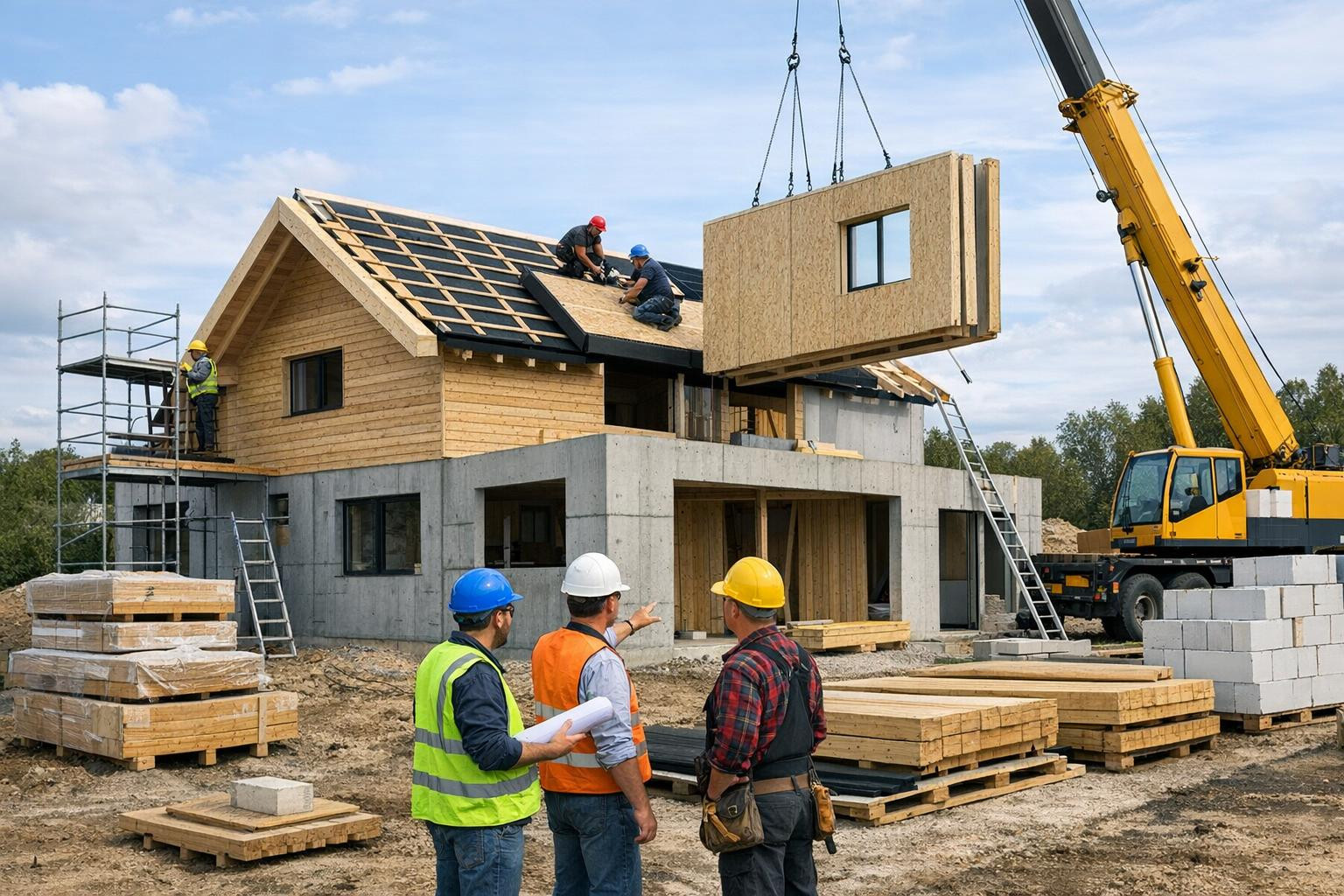 Room construction: a safe, fast and high-quality solution for creating your home   Room construction  combines modern elements of construction, precise concrete