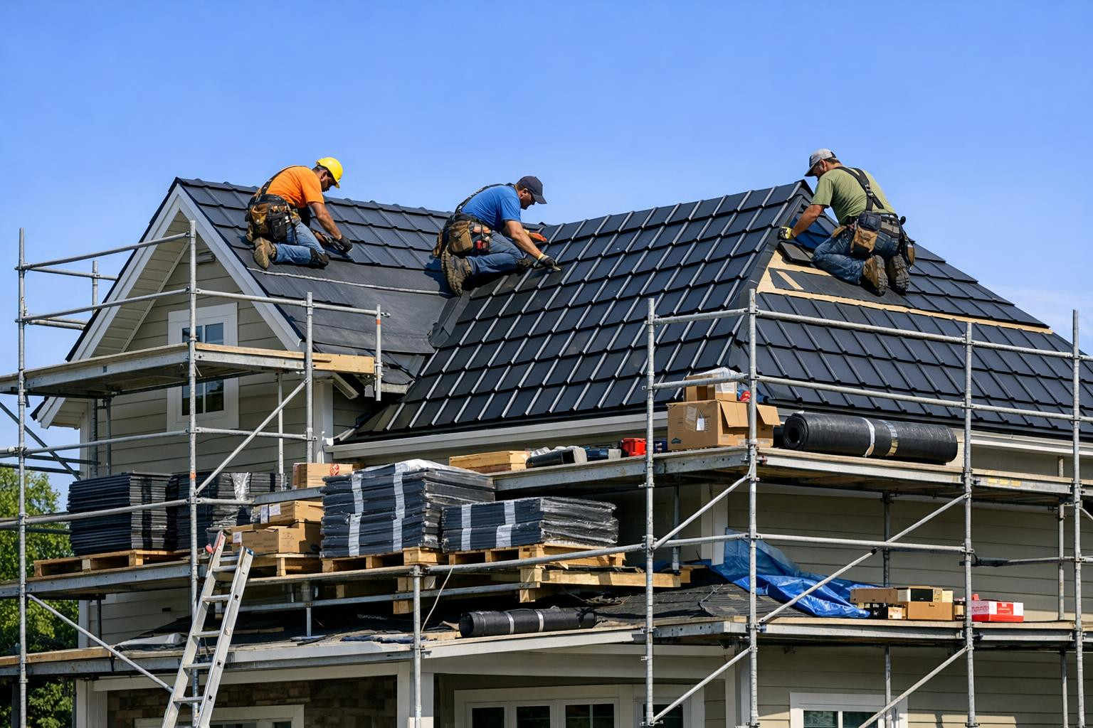 A high-quality roof installation that protects and increases the ...