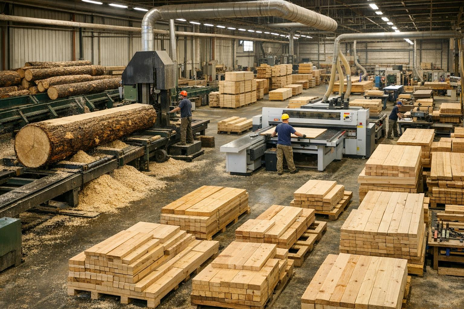 Puidu lõiketeenused, mis kiirendavad tootmist ja vähendavad kulusid 
  Täisteenus puidu saagimisel  katab kõik alates  palgi saagimisest  ja  suuremahulistest p