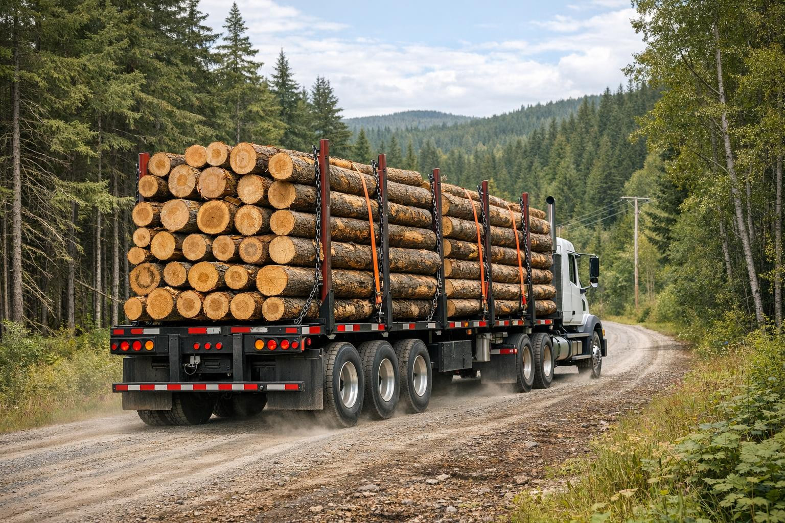 Puidu väljavedu  ja veo- ja transporditeenus, mis ühendab täpsuse, turvalisuse ja optimeeritud logistika, tagab õigeaegse ja hoolika puidukäitluse otse metsast 