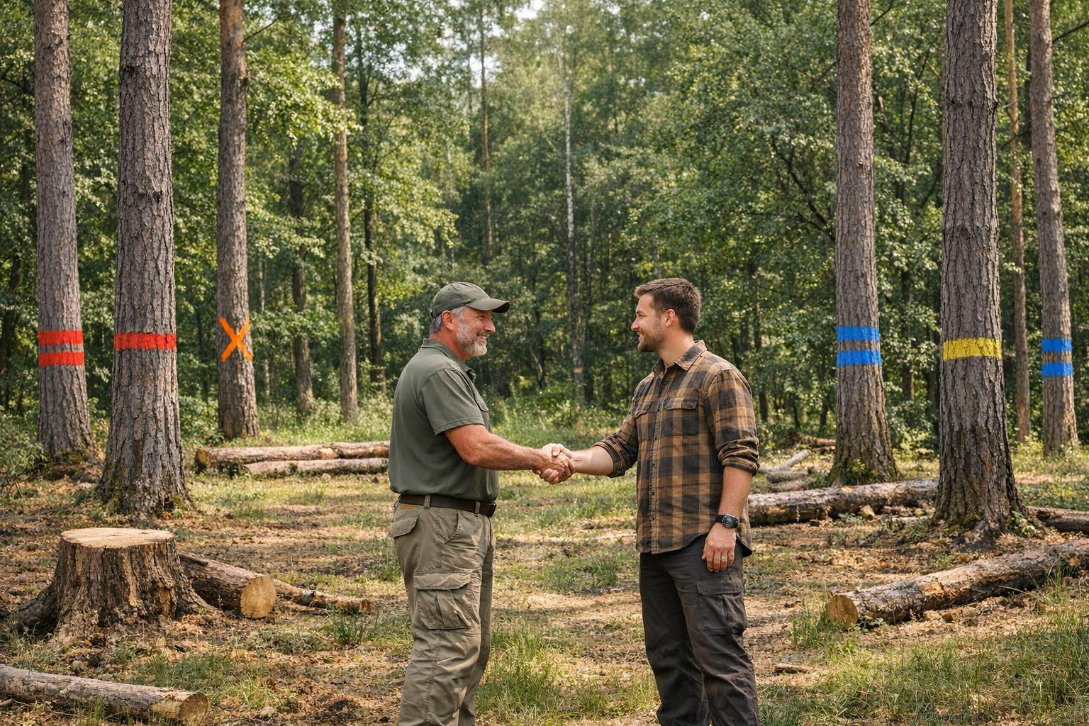 Purchase of harvesting rights in a clear and secure manner    Purchase of harvesting rights gives land and forest owners the opportunity to realise future harve