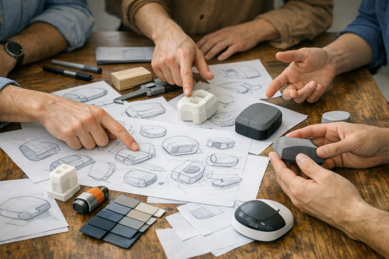 Purchase services combine the realisation of ideas, product development ...