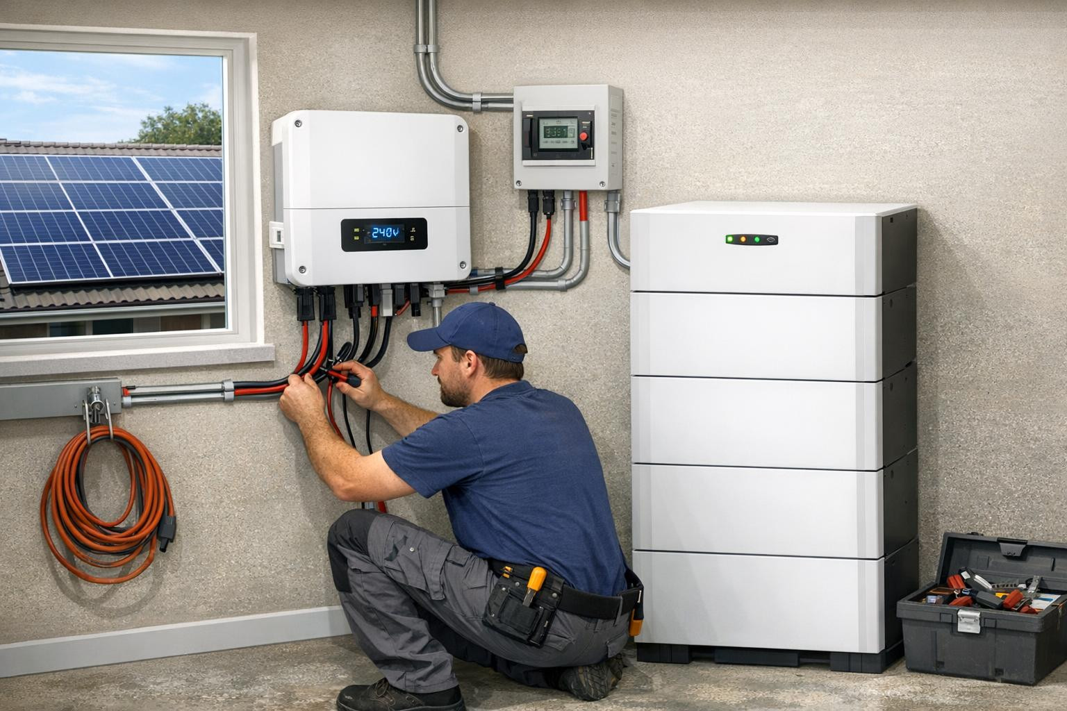 PV-inverterite ja akusüsteemide paigaldus tagab päikeseenergia ...