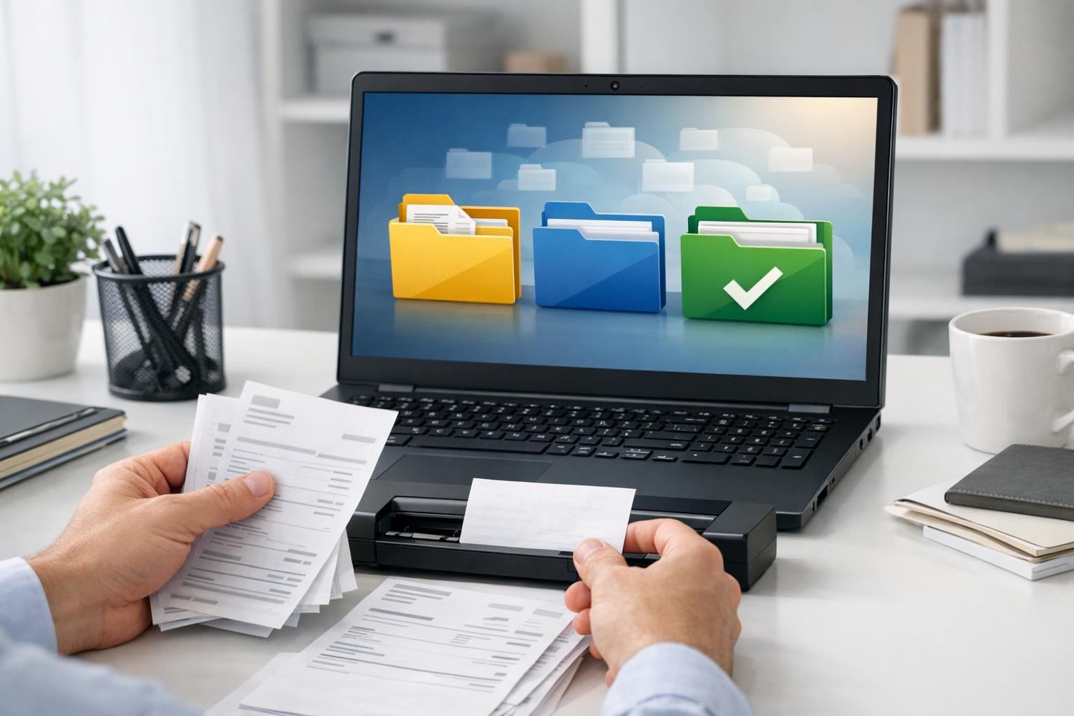 Document digitisation  makes financial documents searchable, manageable and verifiable without burdening the paperwork. Scanning and systemic structuring conver