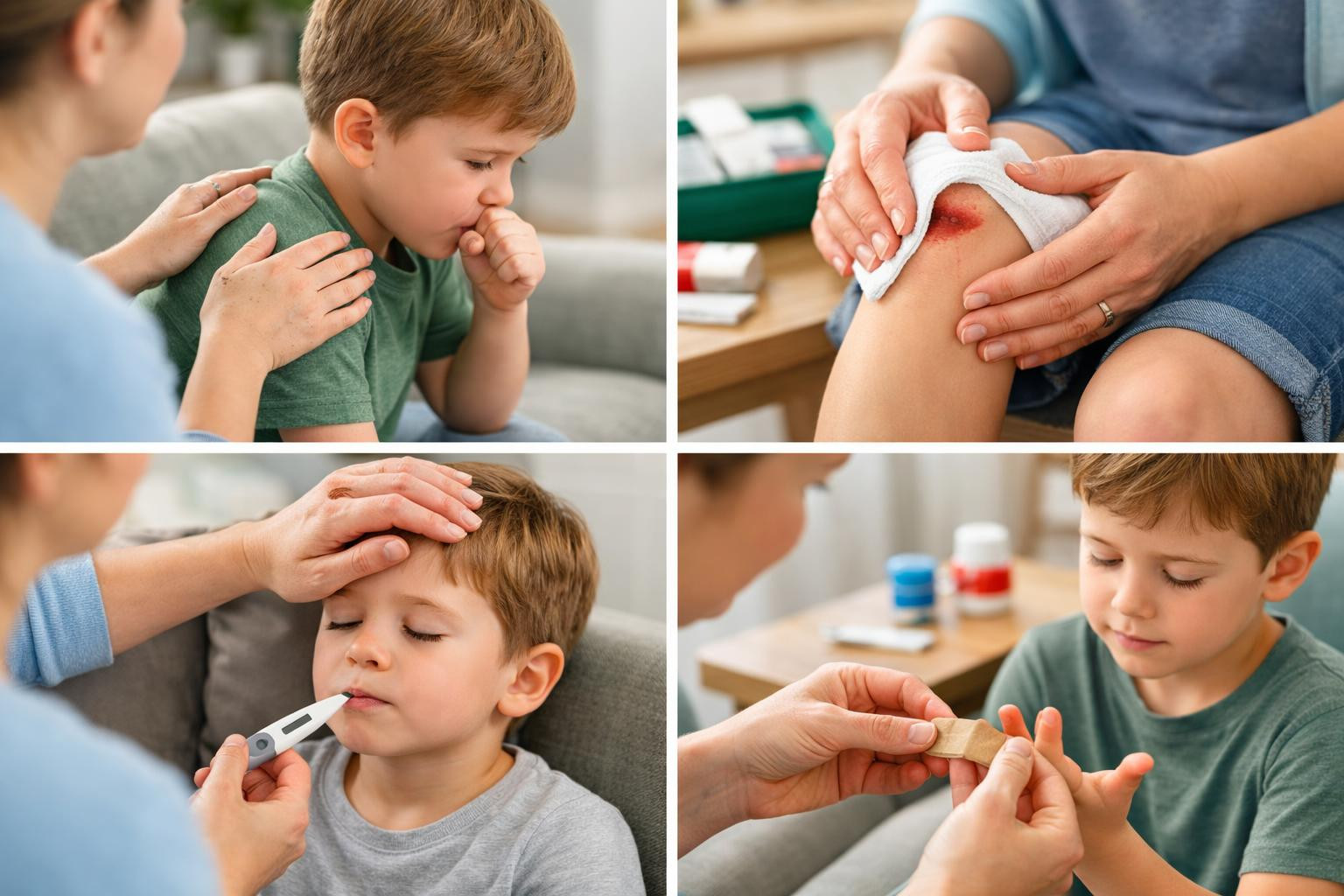 The first aid guide  , which is easily followed, provides clear, step-by-step instructions to respond quickly and firmly to daily accidents or health emergencie