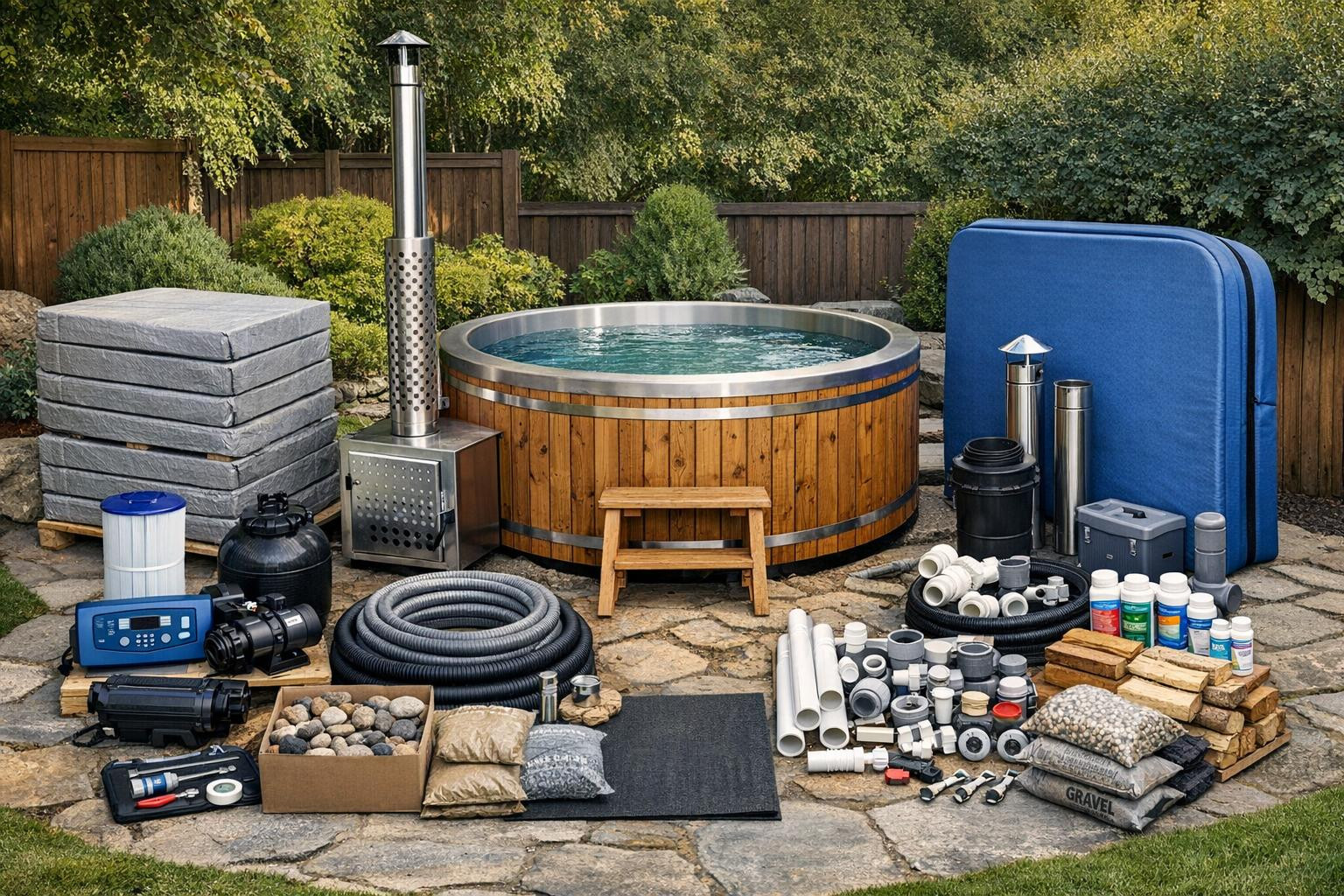 A light start and relaxation immediately within reach   A ready-to-use kit offers a full solution that combines the barrel with the chosen heating option to ens