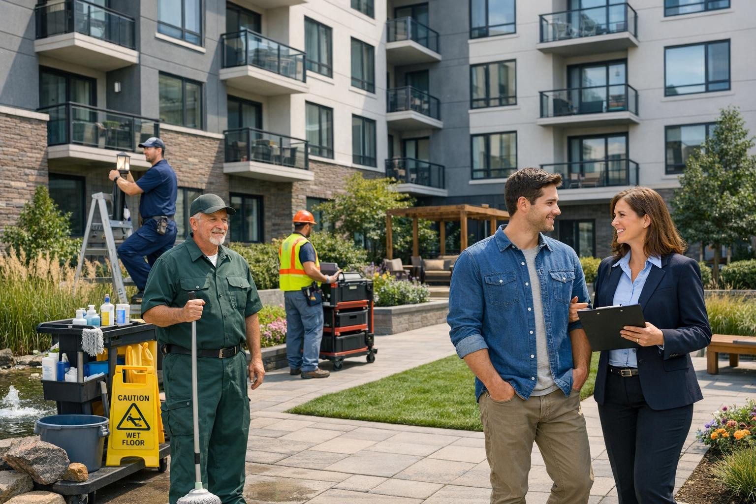 Complete real estate solution  that combines comprehensive real estate management, proactive real estate maintenance and professional rental contracts managemen