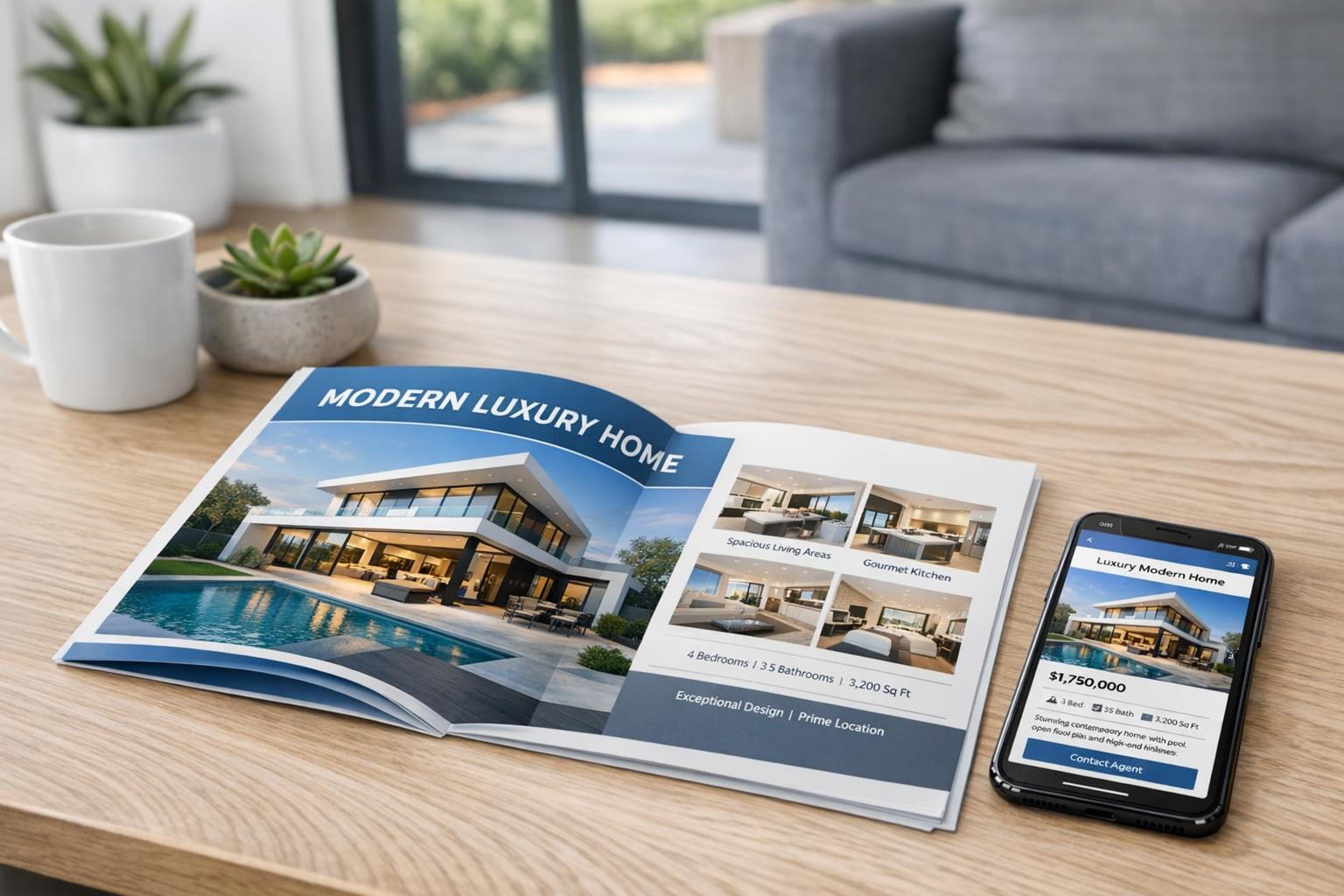 What solution is this and how it works     Real Estate Marketing  combines modern  digital marketing   with accuracy and high quality  print advertising   to in