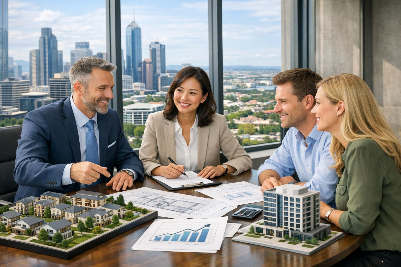 A full-service real estate solution   helps maximise the return on investment, reduce business risk and create long-term value. The solutions offered include pr