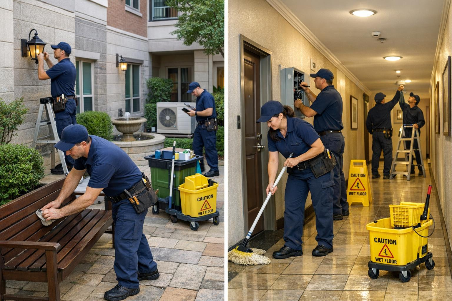 What does regular maintenance offer?    Regular maintenance  has been adjusted to   maintenance  , which focuses on real estate maintenance and preventive maint