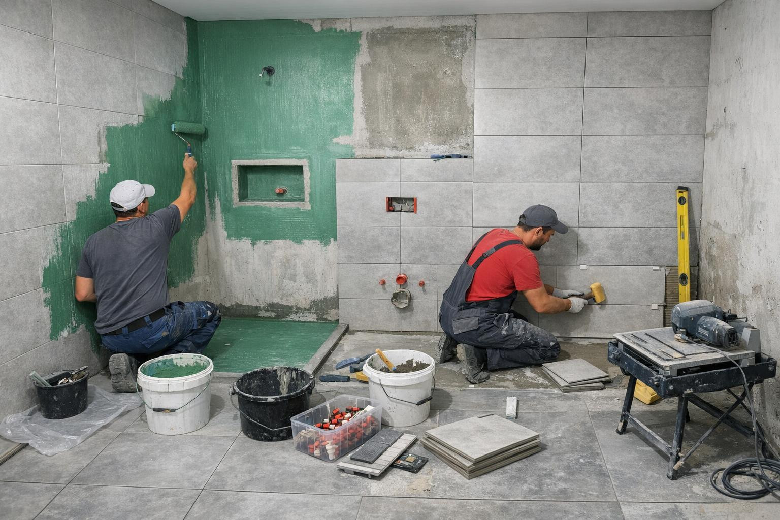 Full bathroom renovation  ensures long-term waterproofing and a pleasant end result, where each detail has been made in accordance with the applicable requireme